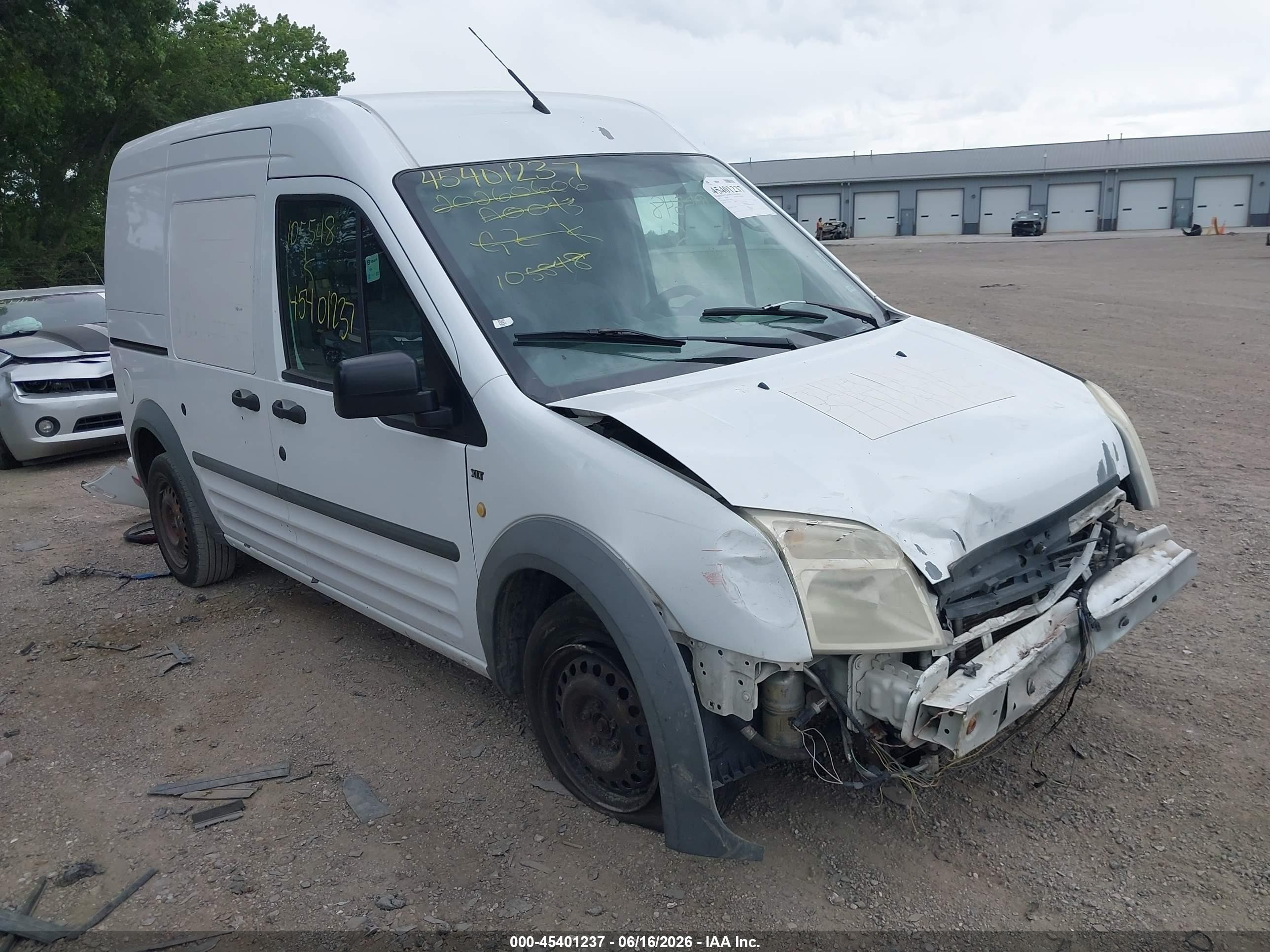 2012 Ford Transit Connect Xlt White vin: NM0LS7DN4CT105548