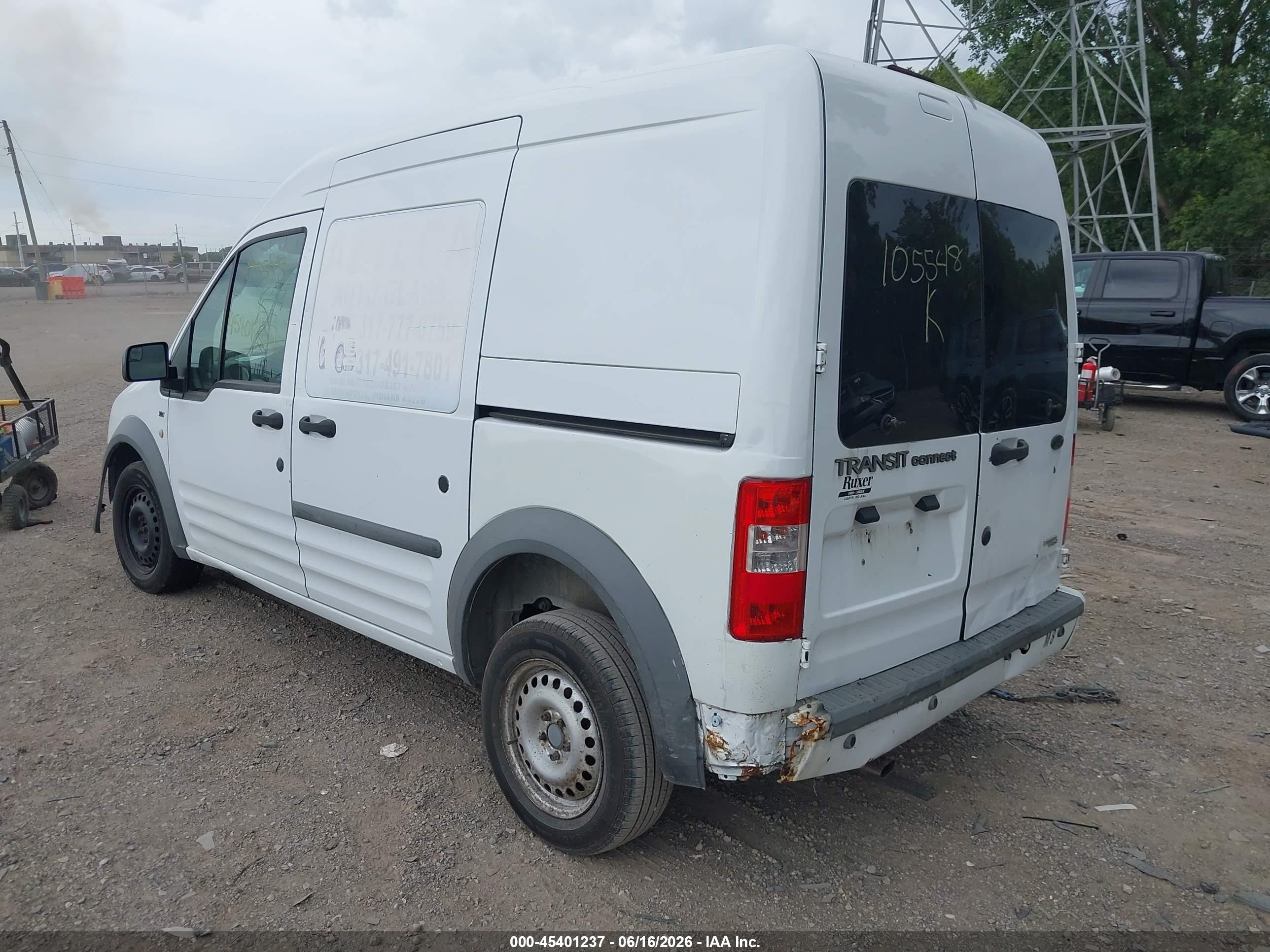 2012 Ford Transit Connect Xlt Белый vin: NM0LS7DN4CT105548