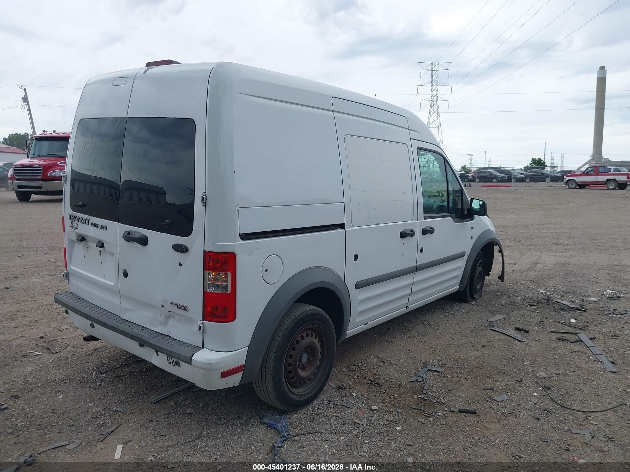2012 Ford Transit Connect Xlt Белый vin: NM0LS7DN4CT105548