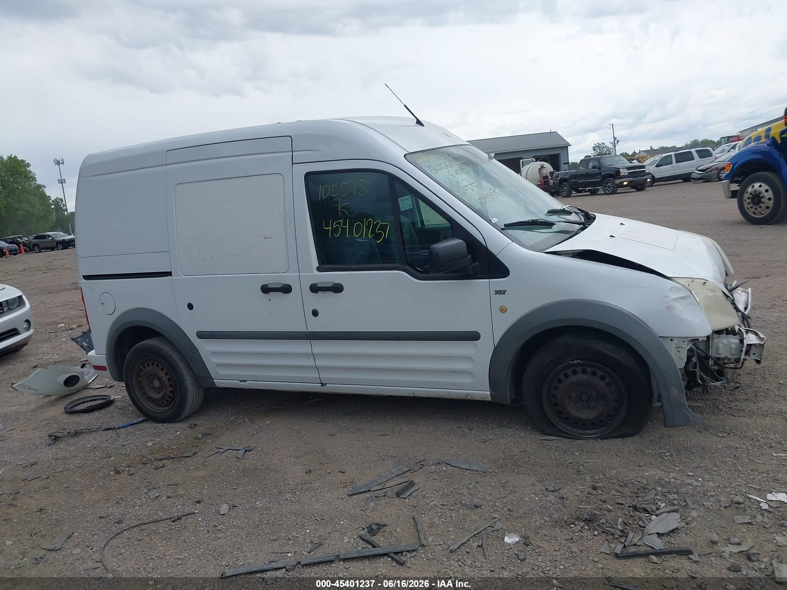 2012 Ford Transit Connect Xlt Белый vin: NM0LS7DN4CT105548