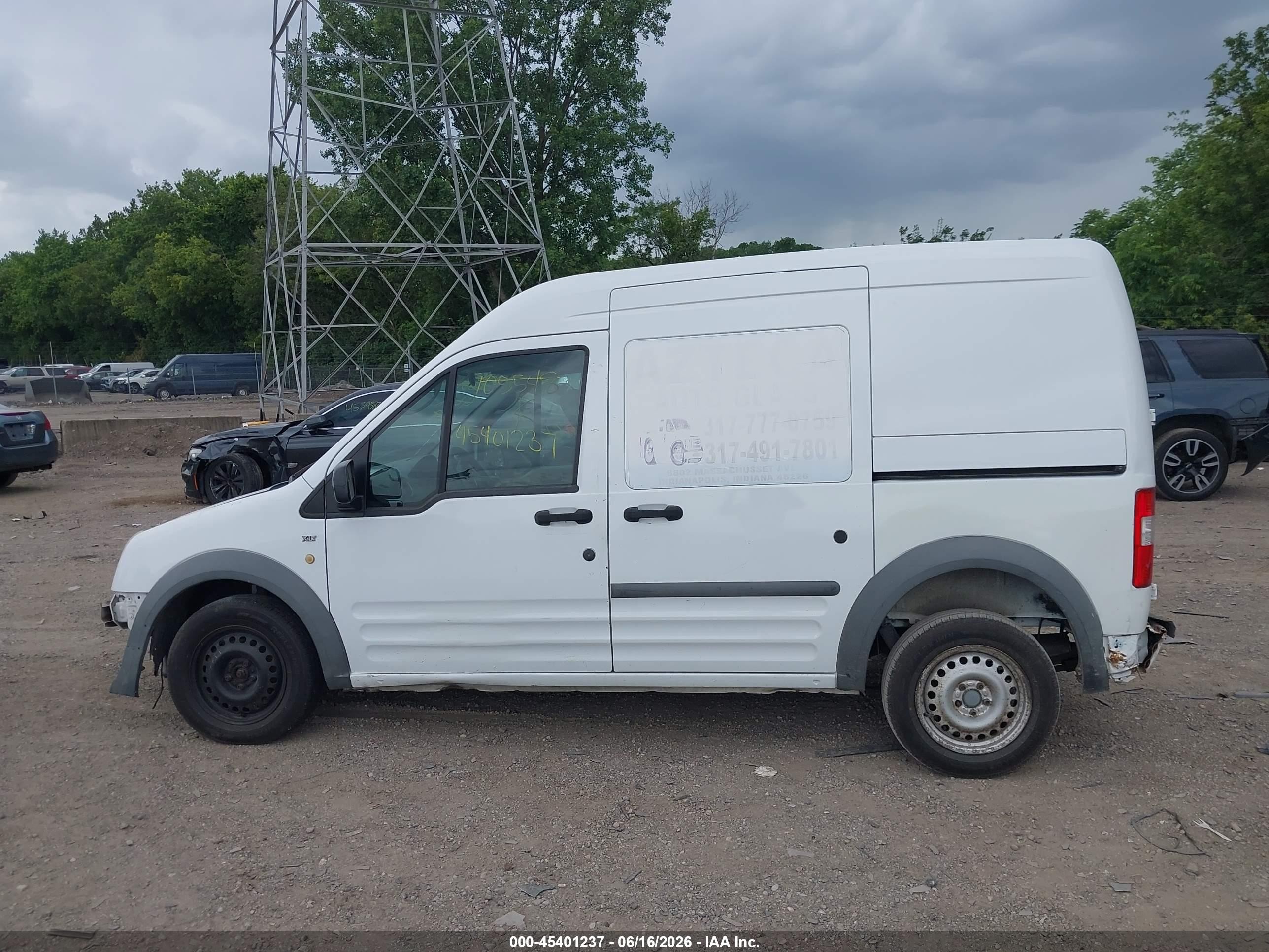 2012 Ford Transit Connect Xlt Белый vin: NM0LS7DN4CT105548