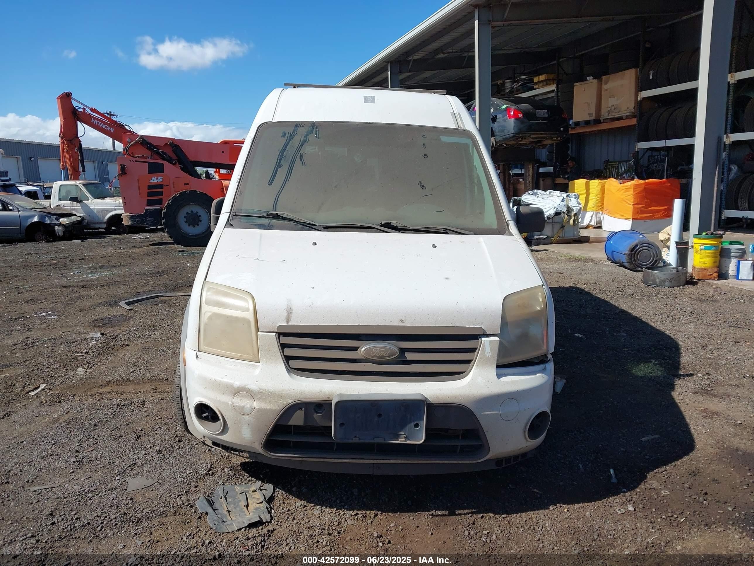 2010 Ford Transit Connect Xlt White vin: NM0LS7DN5AT014205