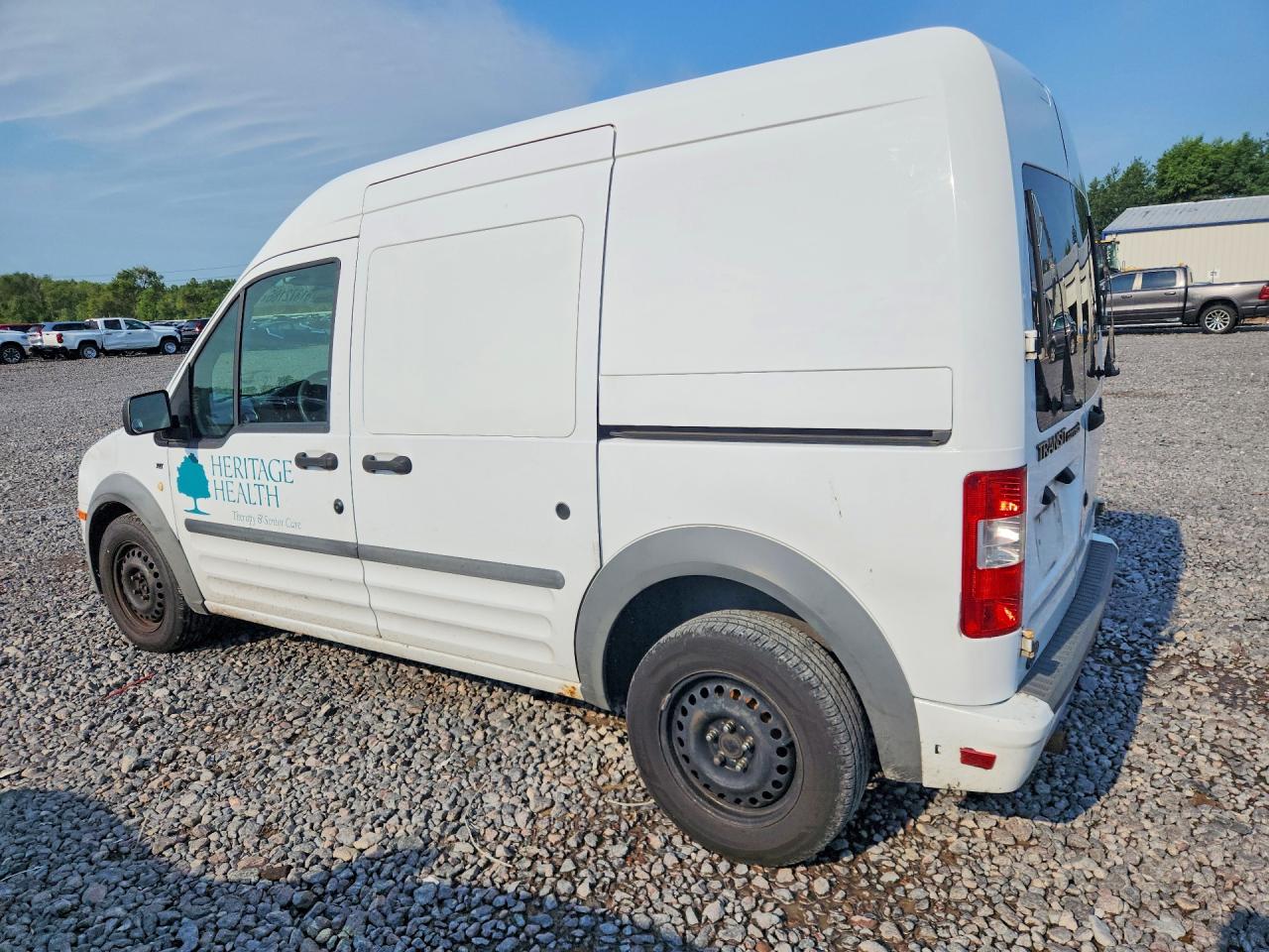 2010 Ford Transit Connect Xlt White vin: NM0LS7DN5AT024555