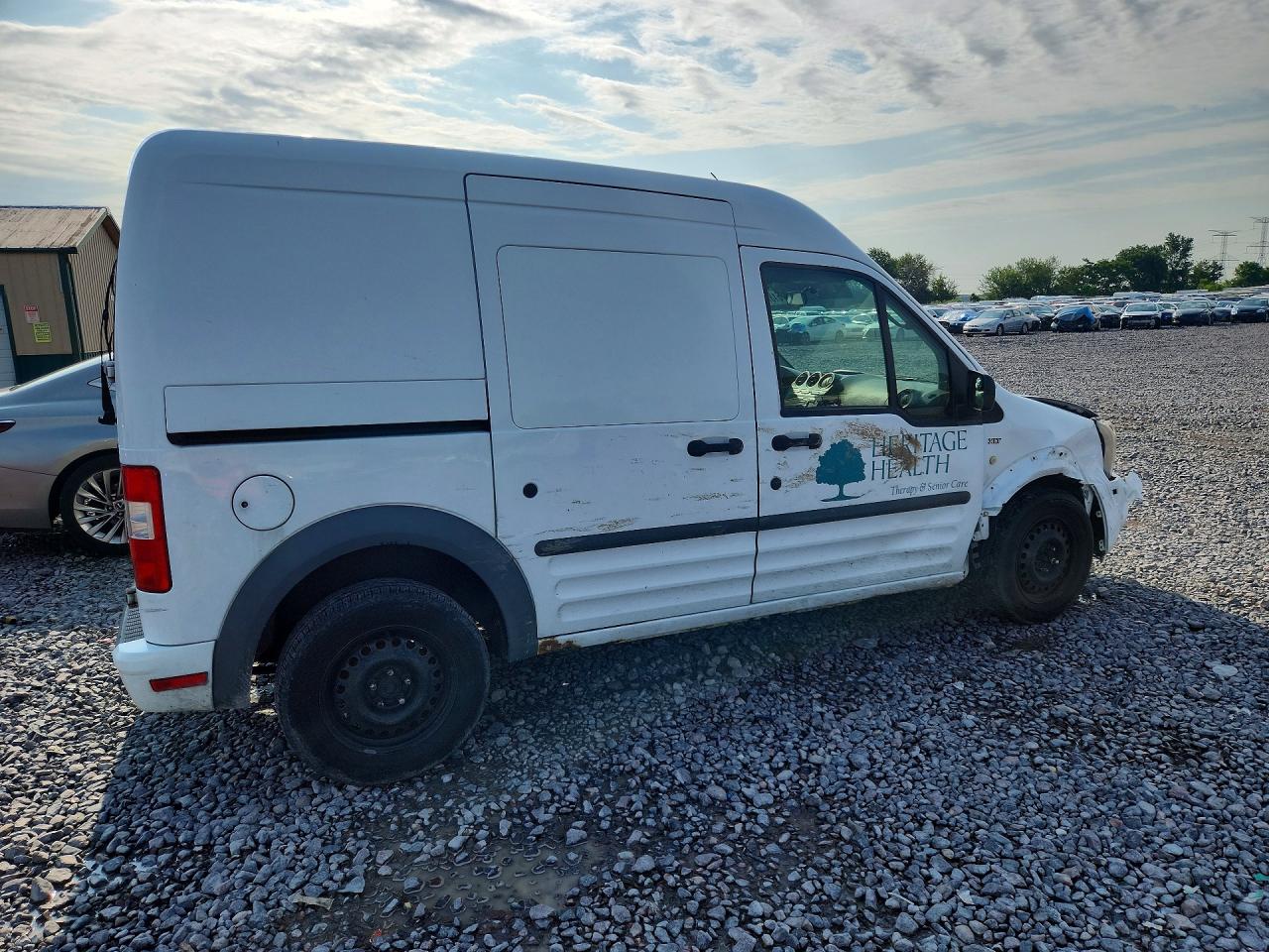2010 Ford Transit Connect Xlt White vin: NM0LS7DN5AT024555