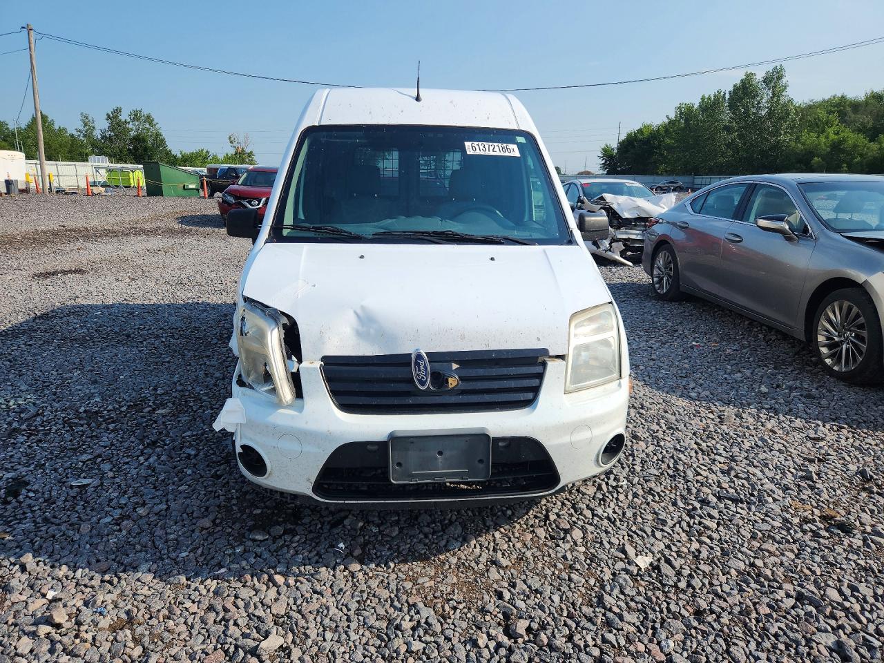 2010 Ford Transit Connect Xlt White vin: NM0LS7DN5AT024555