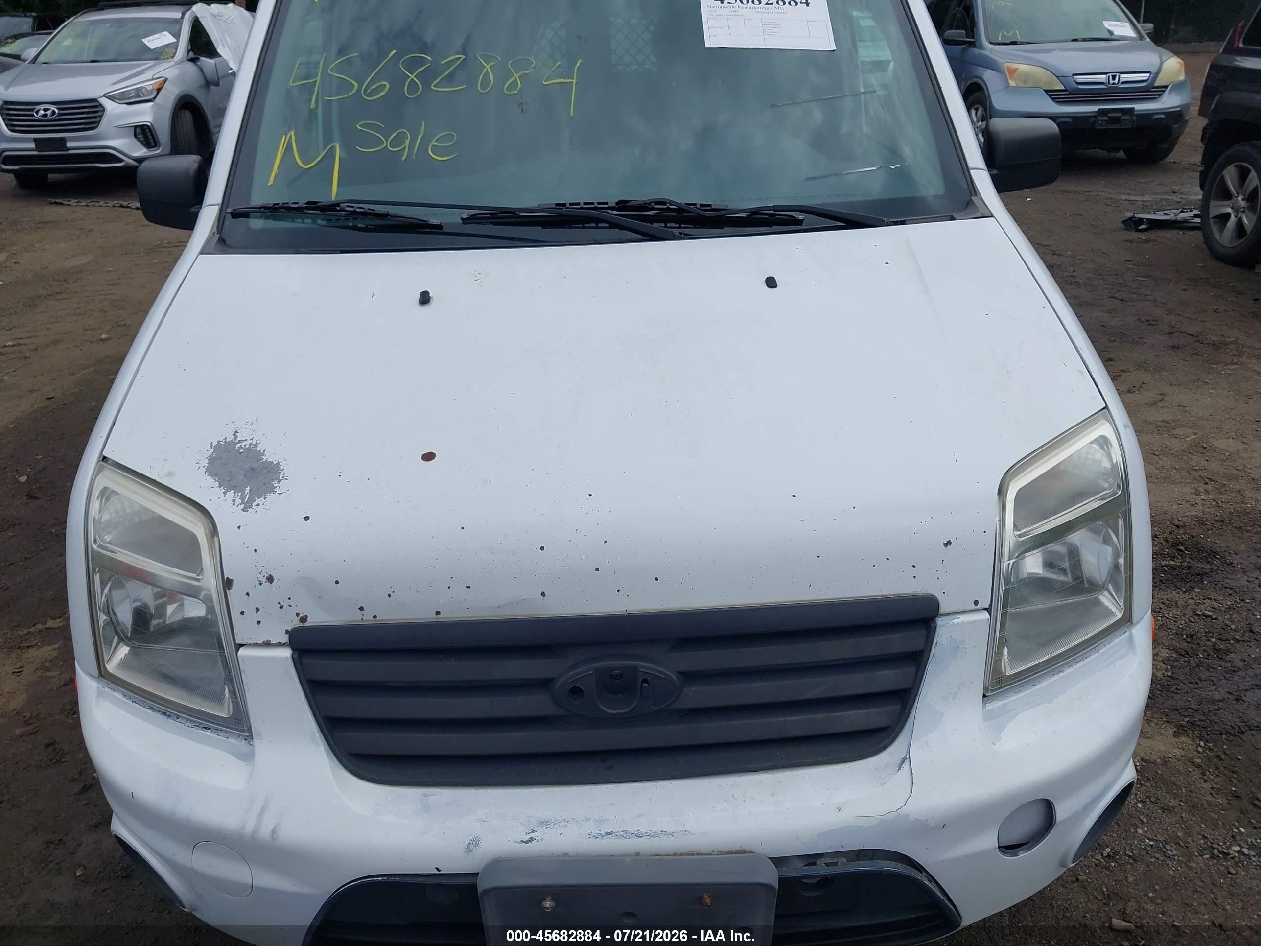2010 Ford Transit Connect Xlt White vin: NM0LS7DN6AT006730