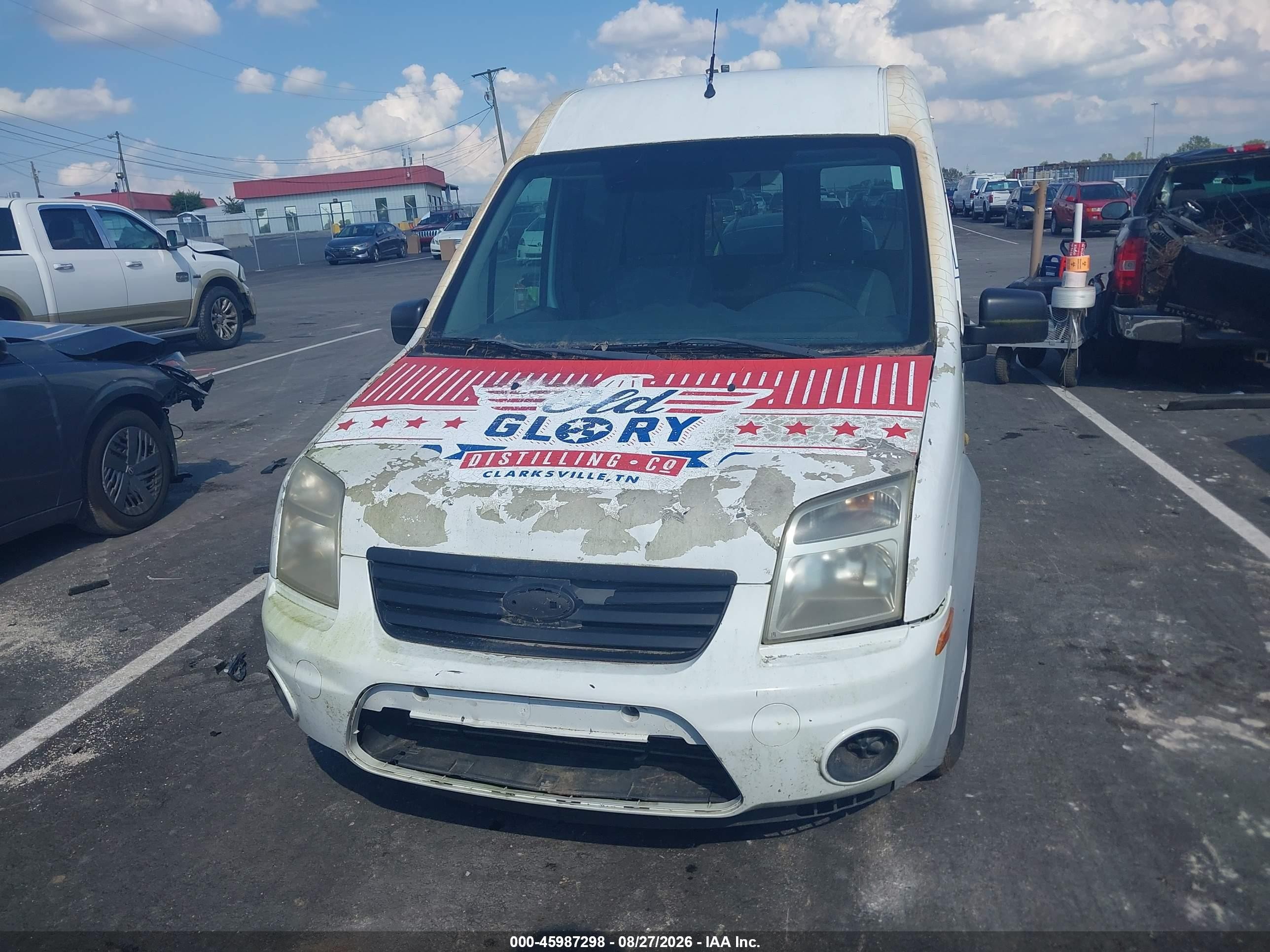 2011 Ford Transit Connect Xlt White vin: NM0LS7DN6BT073295