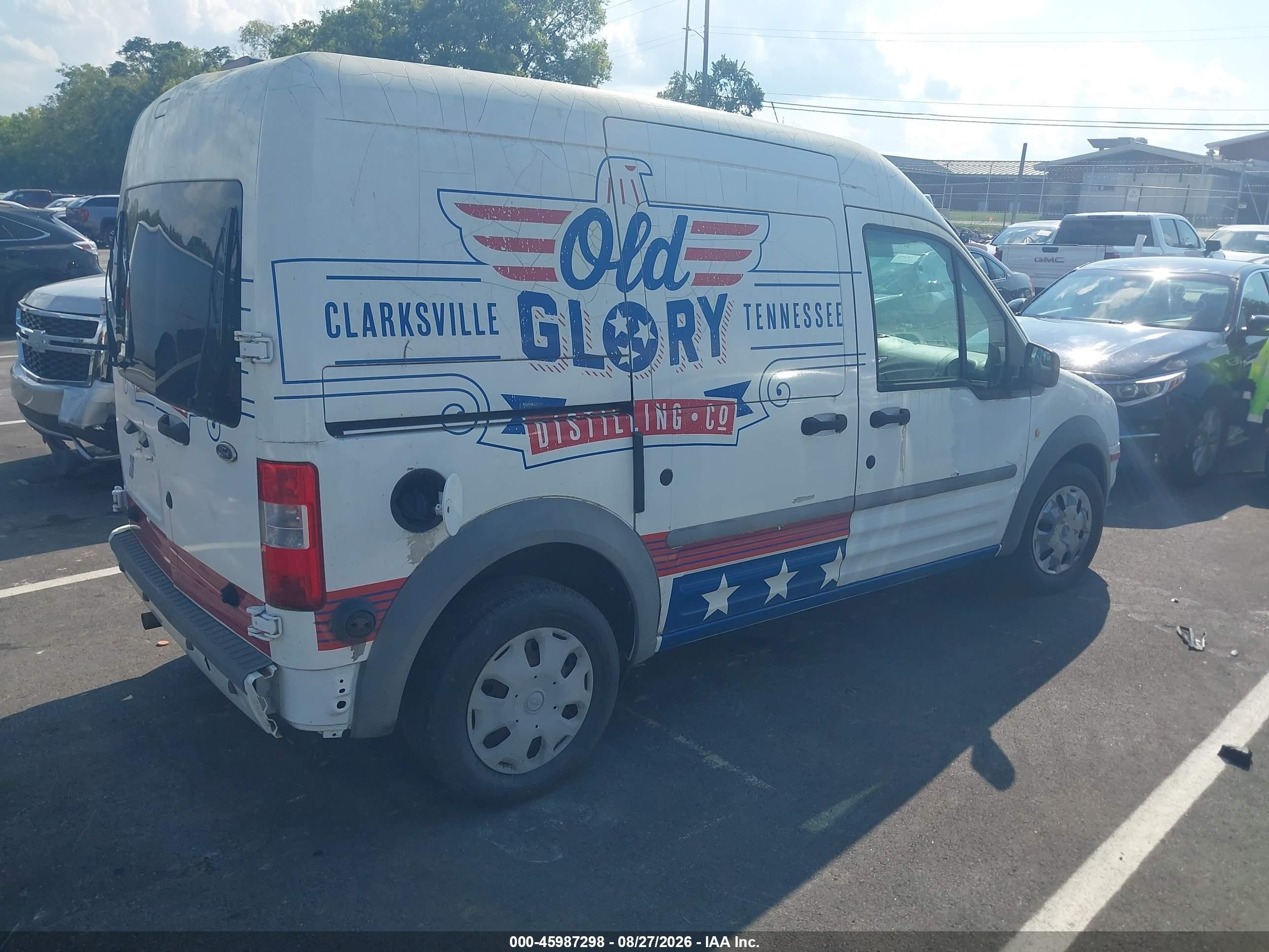 2011 Ford Transit Connect Xlt White vin: NM0LS7DN6BT073295