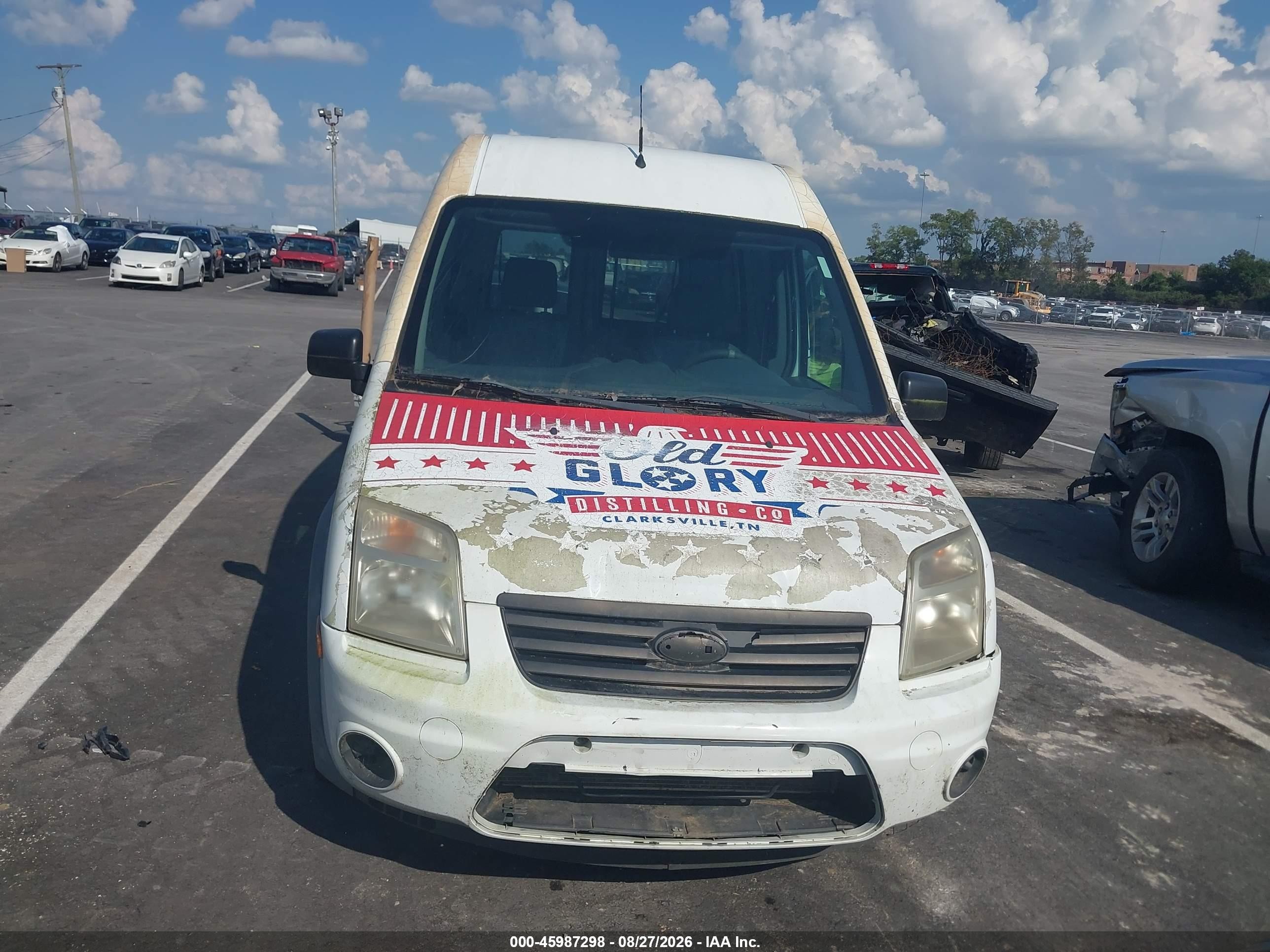 2011 Ford Transit Connect Xlt White vin: NM0LS7DN6BT073295