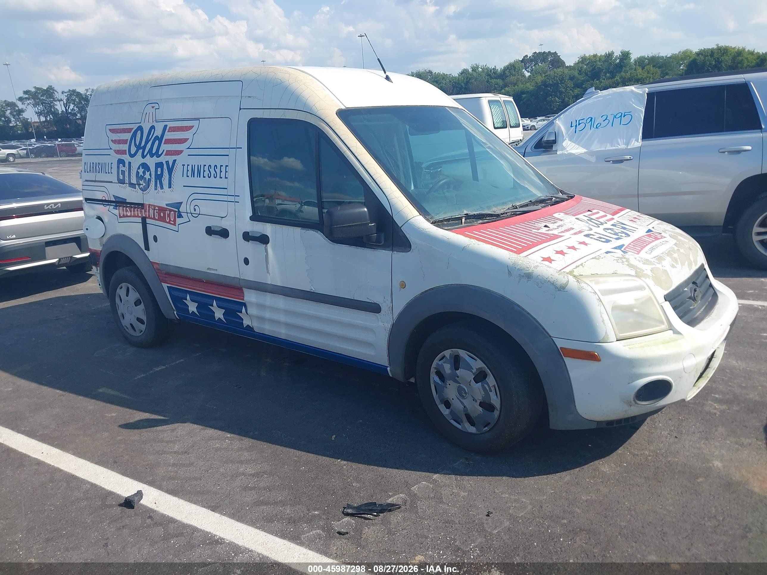 2011 Ford Transit Connect Xlt White vin: NM0LS7DN6BT073295