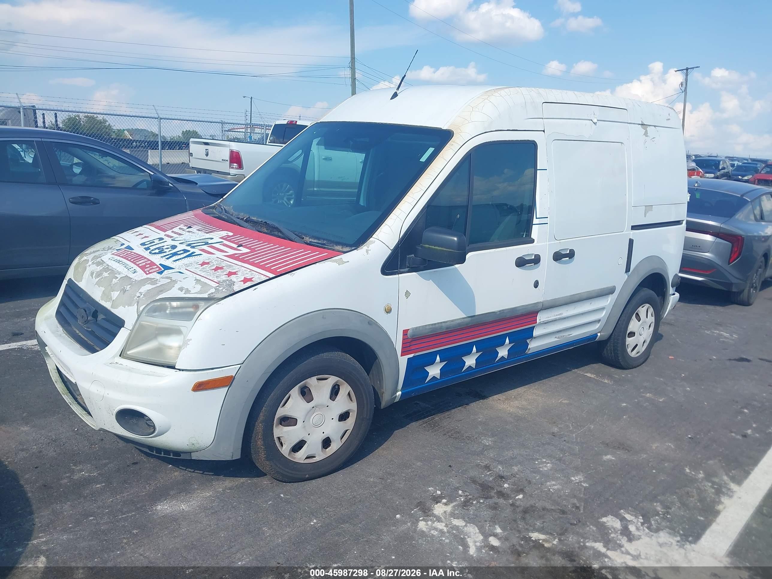 2011 Ford Transit Connect Xlt White vin: NM0LS7DN6BT073295
