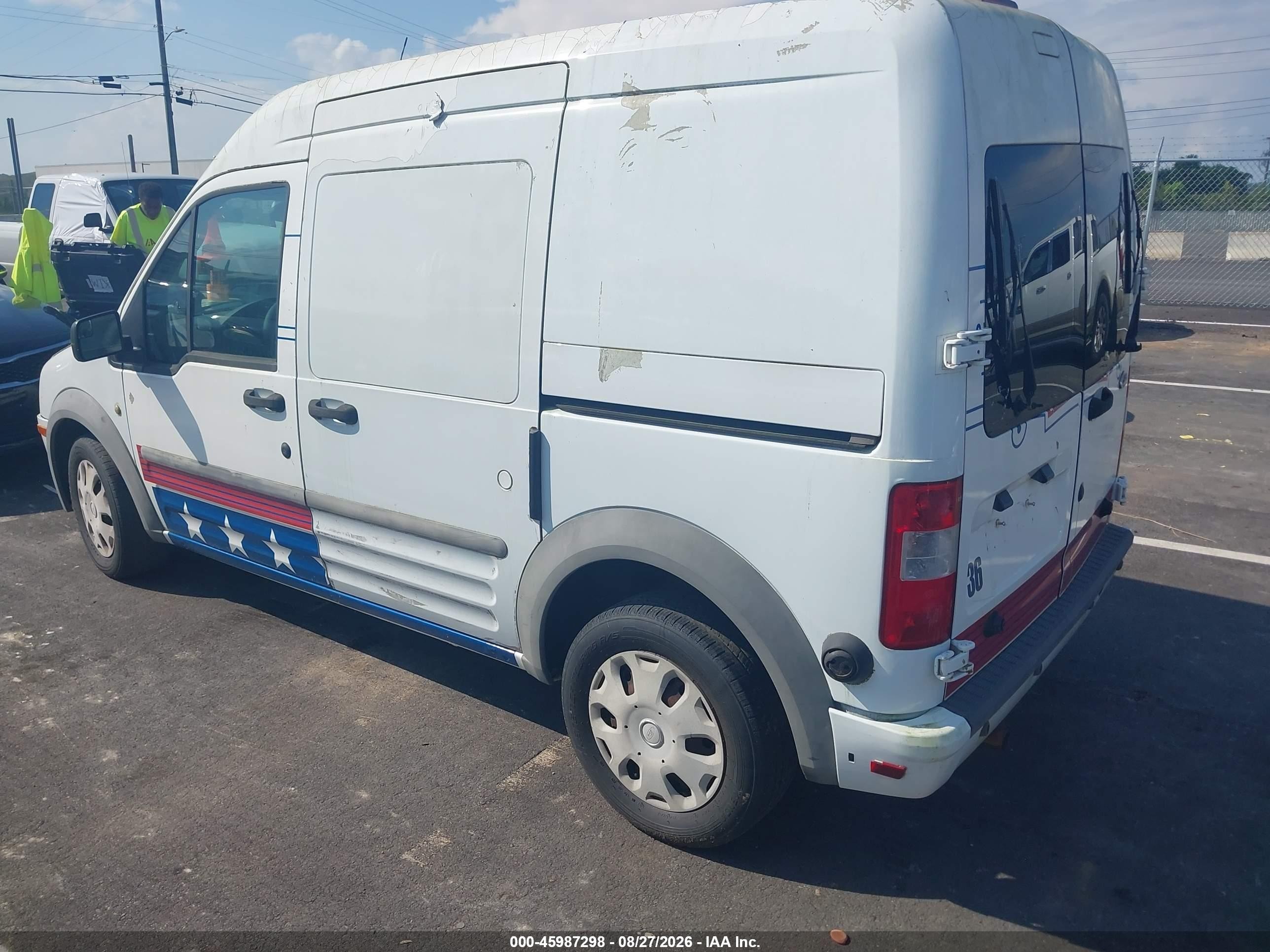 2011 Ford Transit Connect Xlt White vin: NM0LS7DN6BT073295