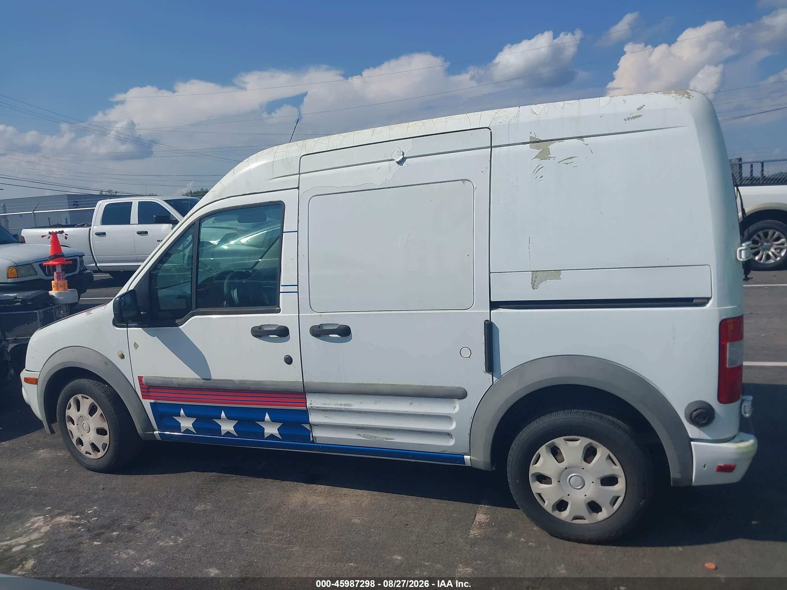 2011 Ford Transit Connect Xlt White vin: NM0LS7DN6BT073295
