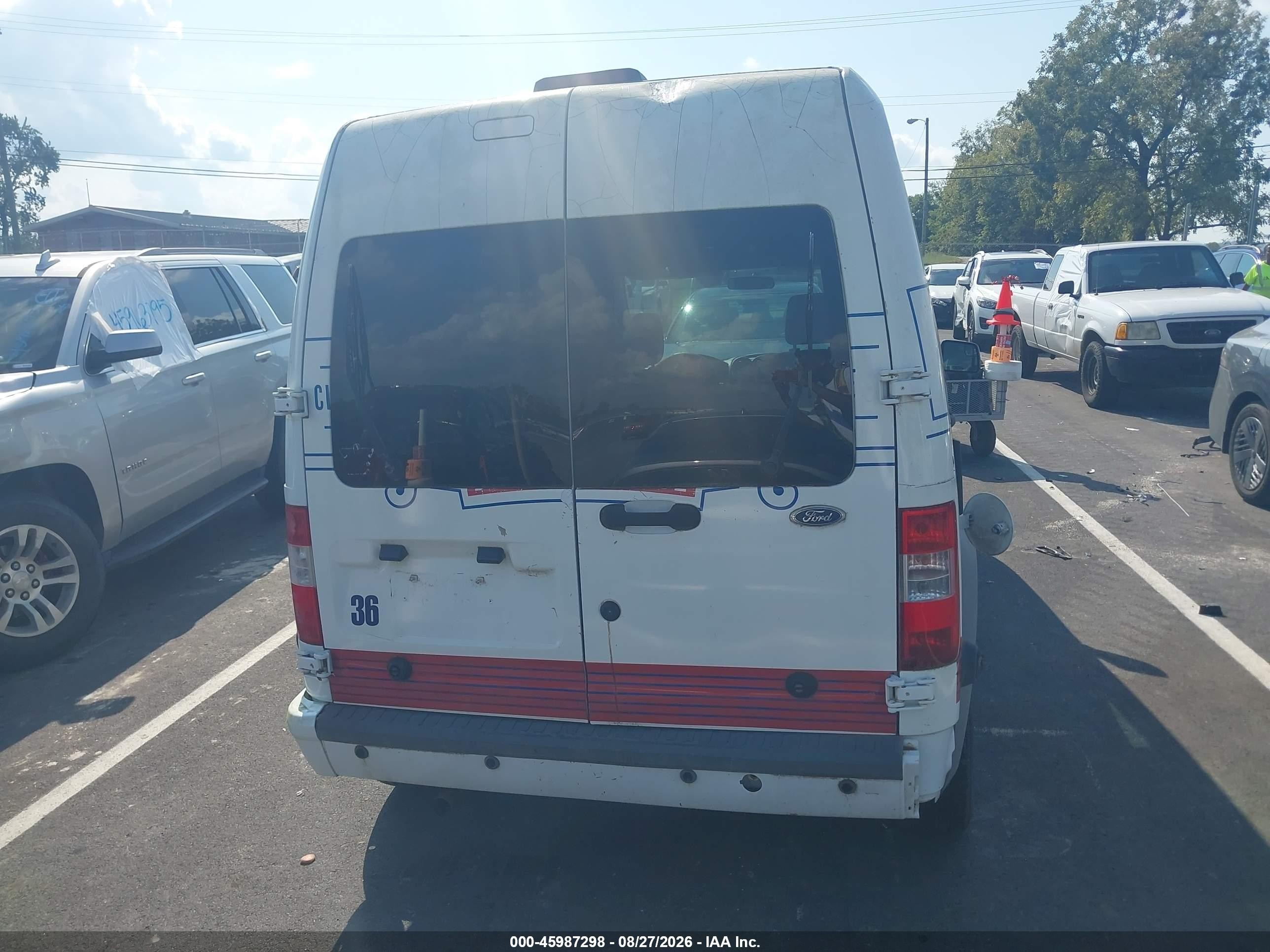 2011 Ford Transit Connect Xlt White vin: NM0LS7DN6BT073295