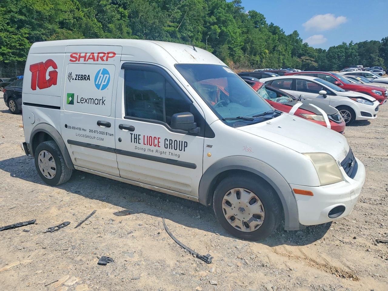 2013 Ford Transit Connect Xlt White vin: NM0LS7DN7DT172033