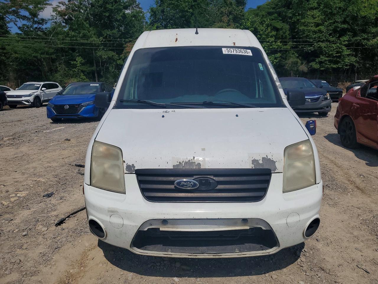 2013 Ford Transit Connect Xlt White vin: NM0LS7DN7DT172033