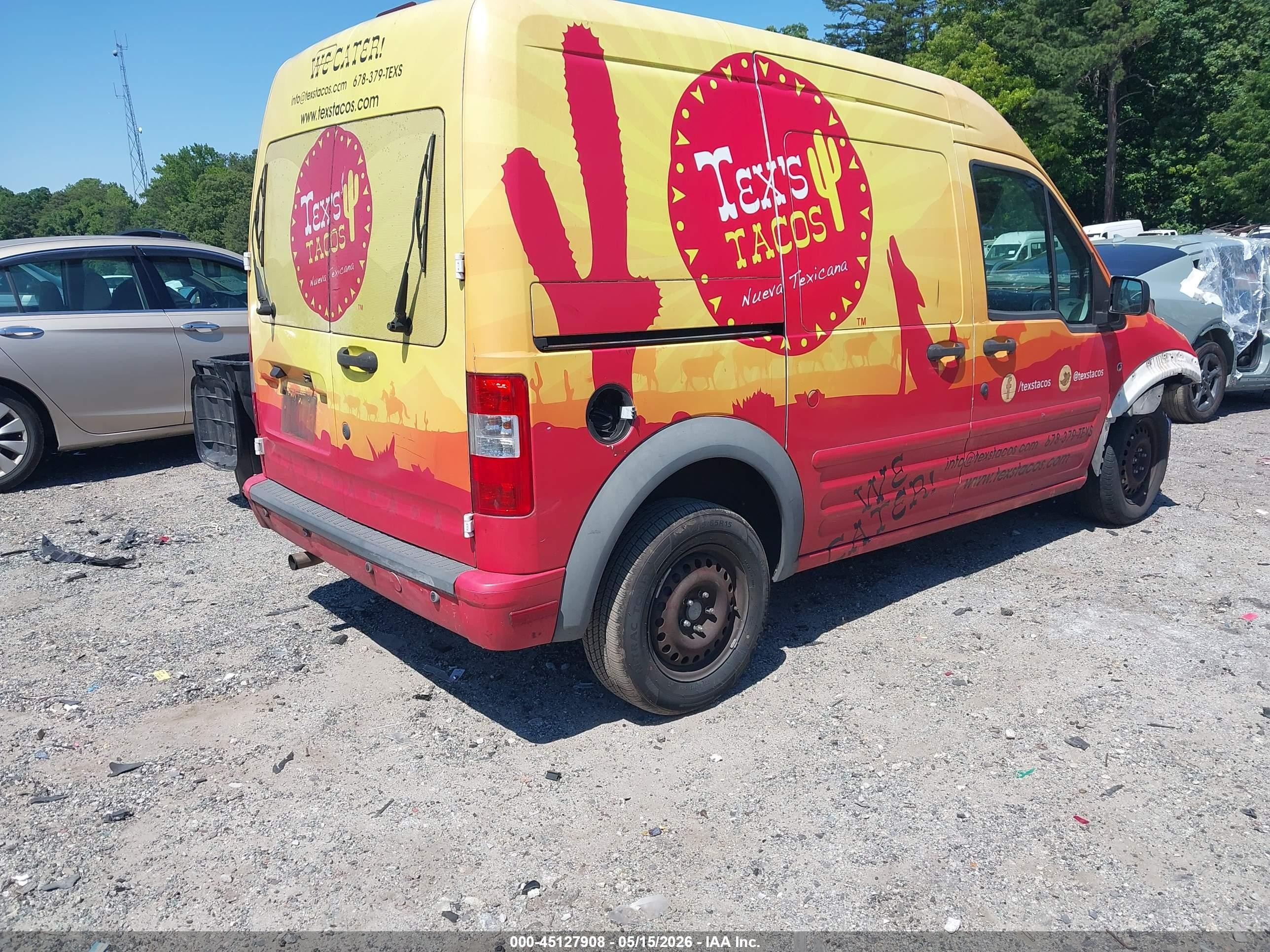 2010 Ford Transit Connect Xlt Orange vin: NM0LS7DN8AT037753