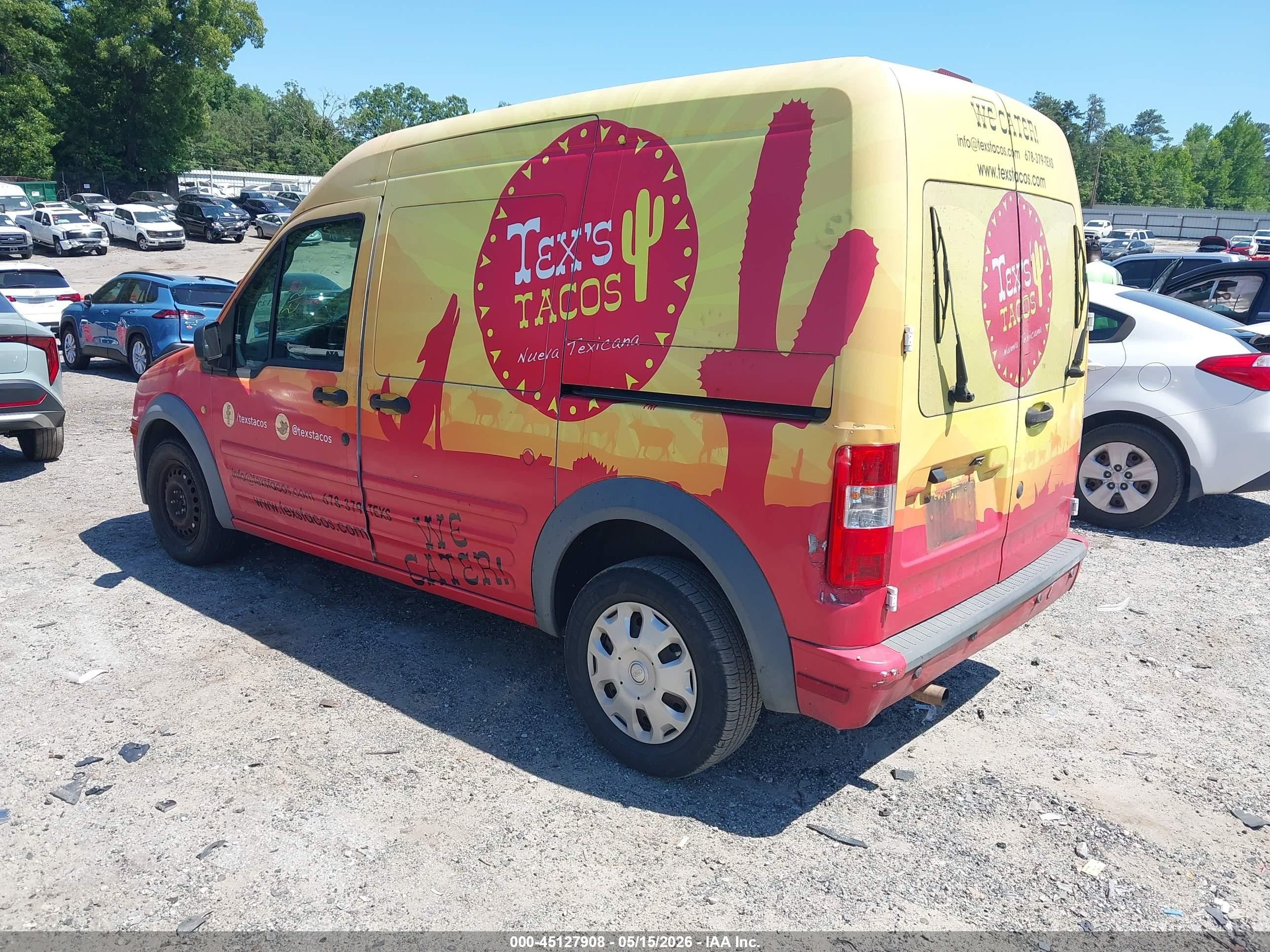 2010 Ford Transit Connect Xlt Orange vin: NM0LS7DN8AT037753