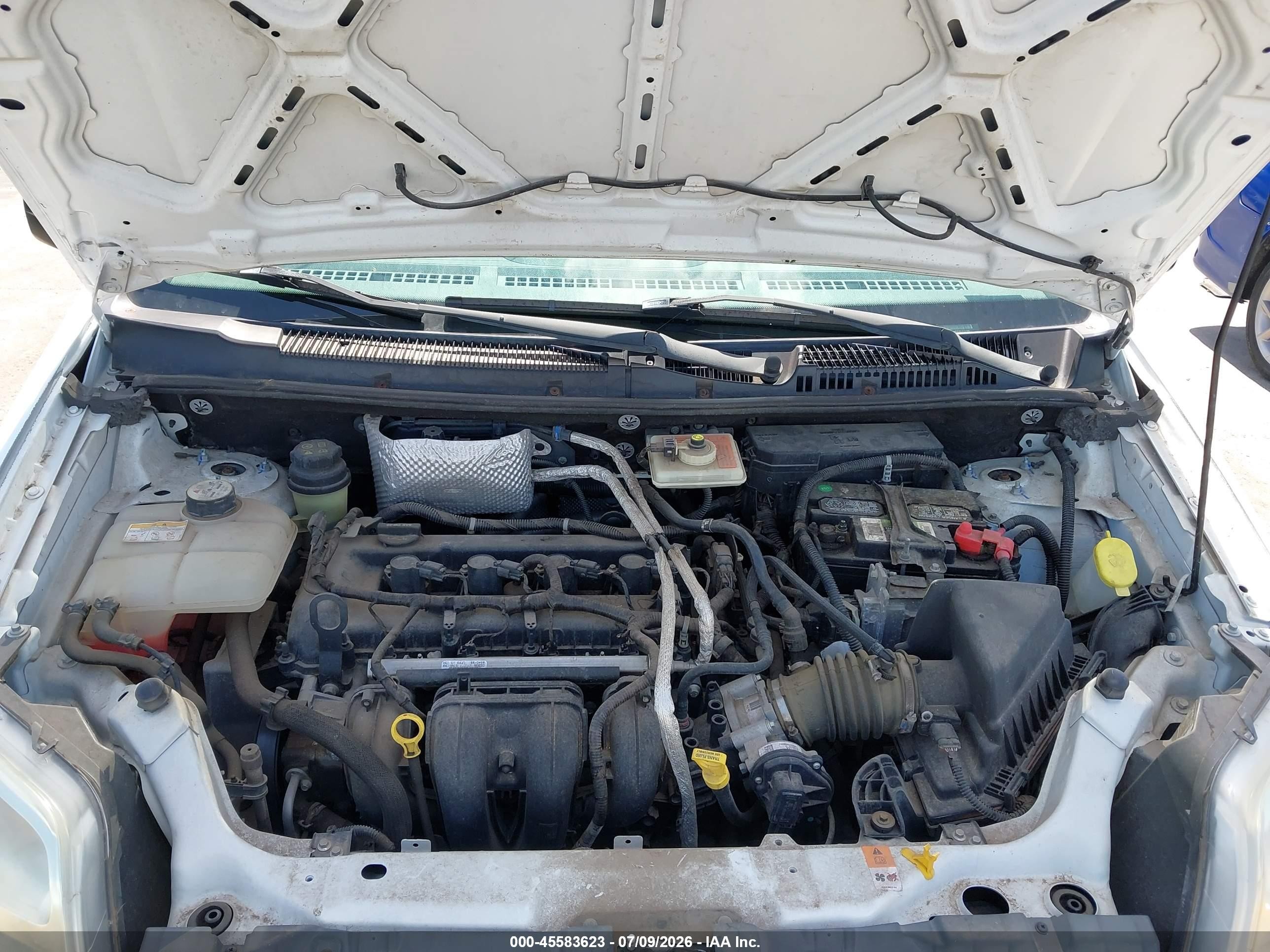 2013 Ford Transit Connect Xlt White vin: NM0LS7DN9DT155721