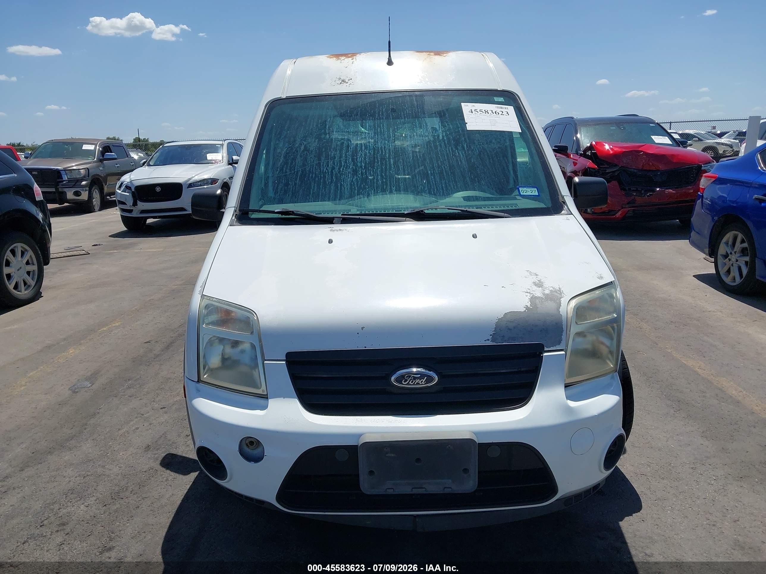2013 Ford Transit Connect Xlt White vin: NM0LS7DN9DT155721