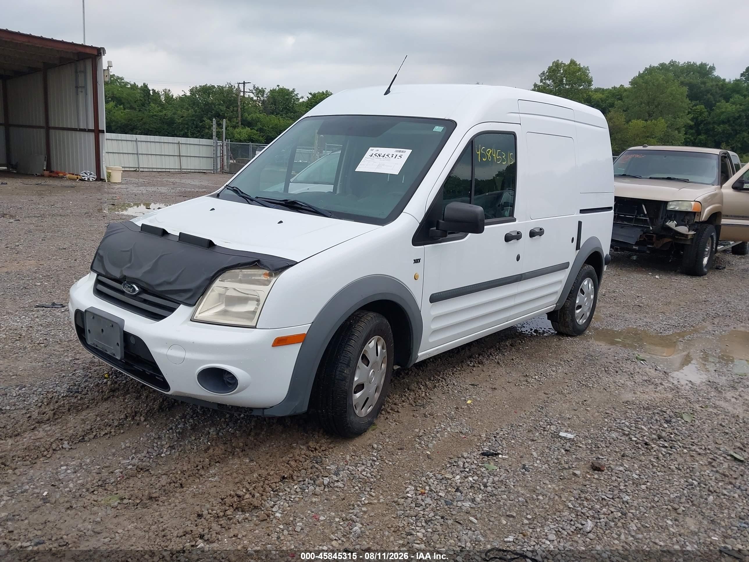 2012 Ford Transit Connect Xlt White vin: NM0LS7DNXCT124413