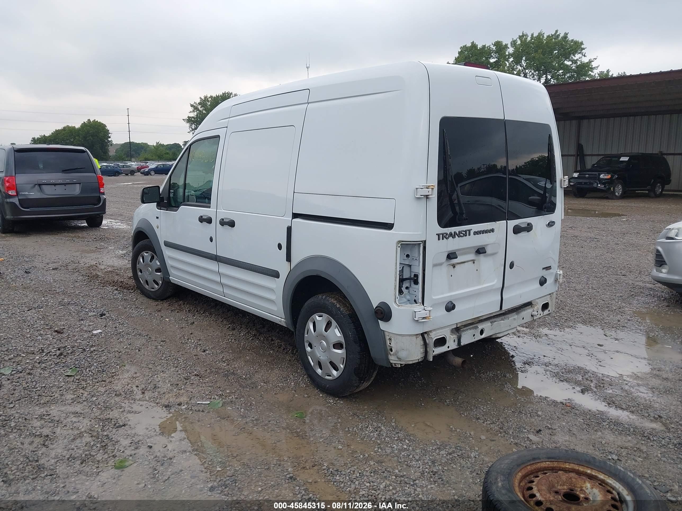 2012 Ford Transit Connect Xlt White vin: NM0LS7DNXCT124413