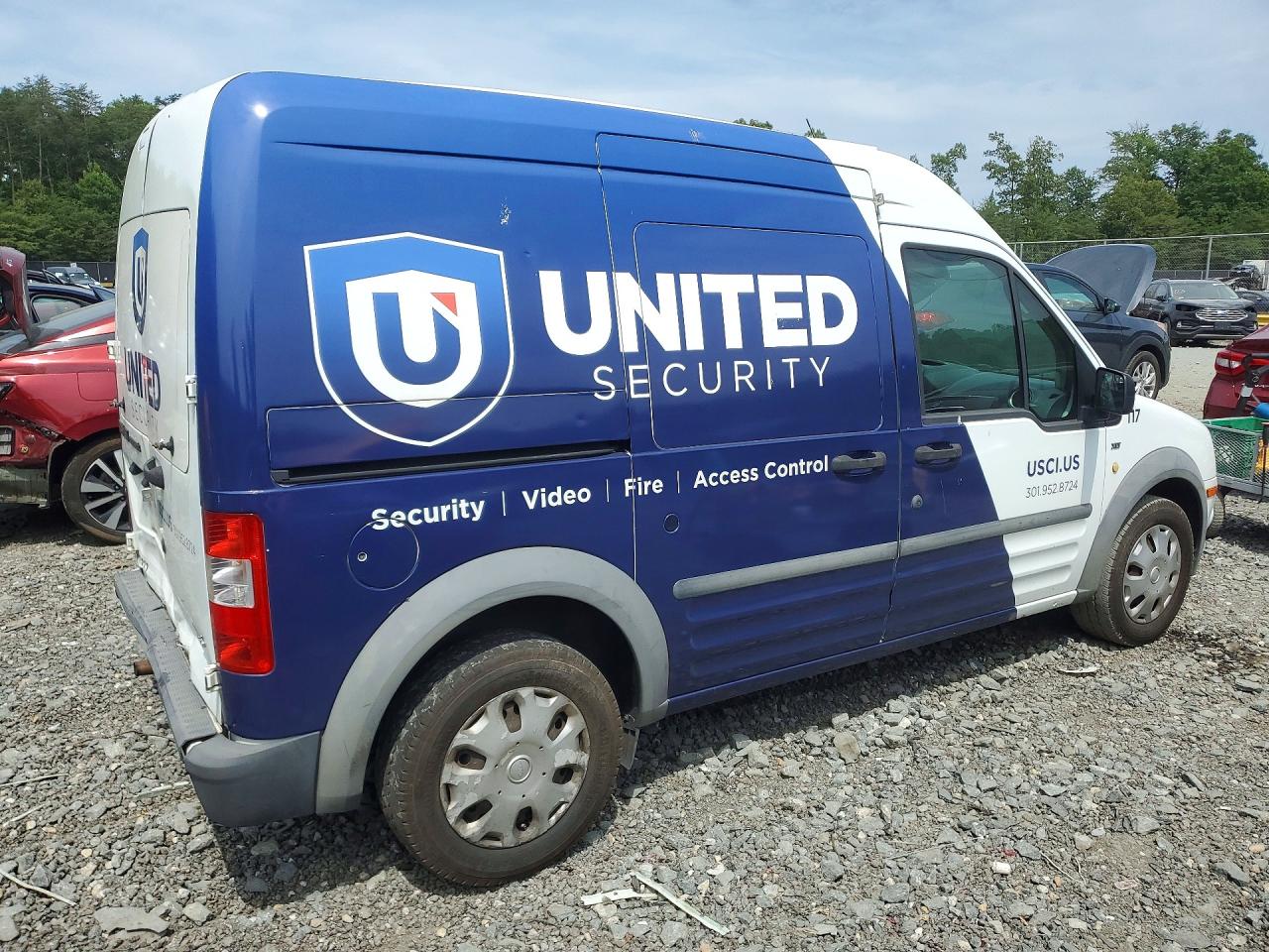 2013 Ford Transit Connect Xlt Cargo-r&d-pri Fleet White vin: NM0LS7DNXDT133064