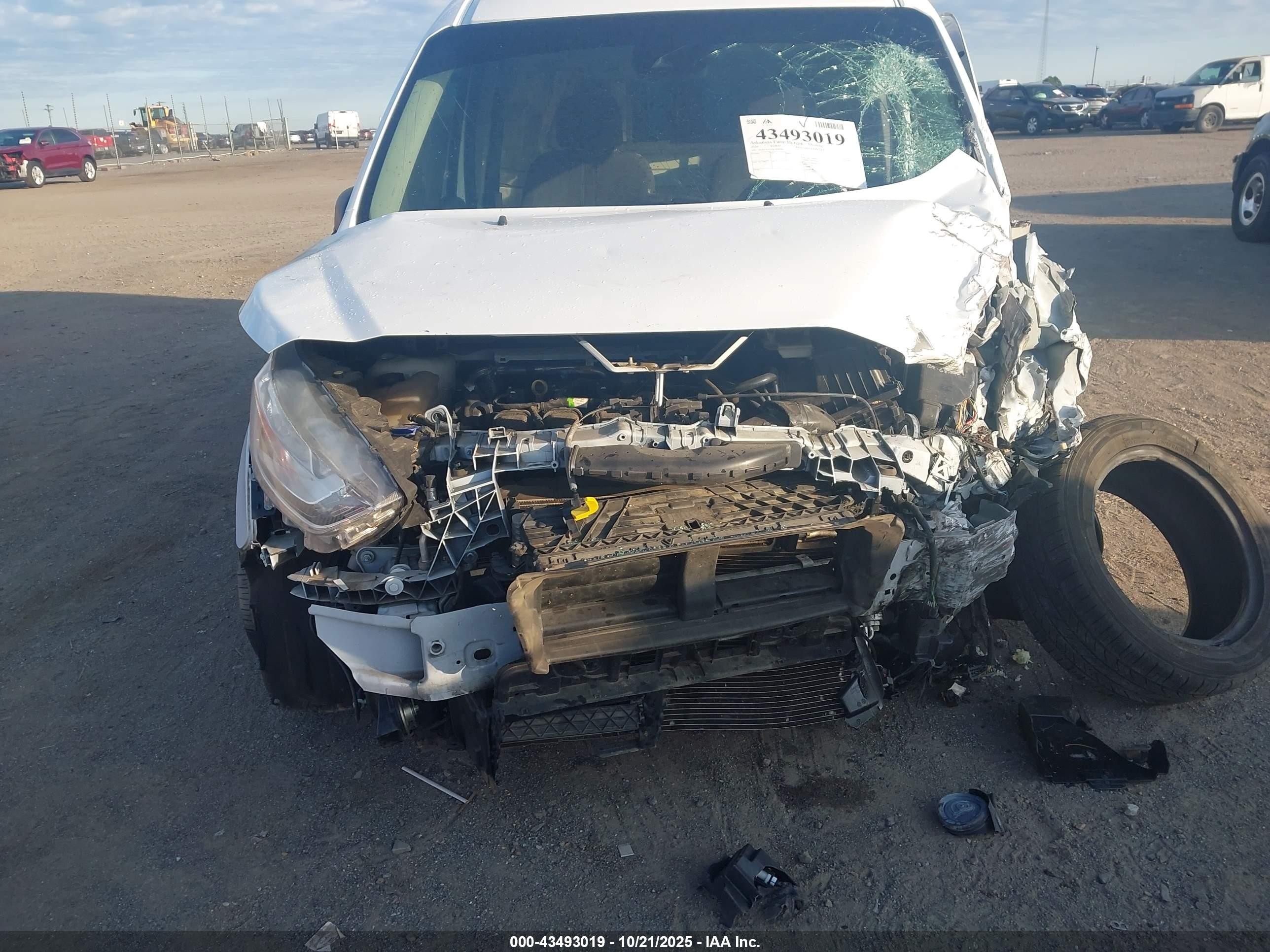 2020 Ford Transit Connect Xl White vin: NM0LS7E22L1450366