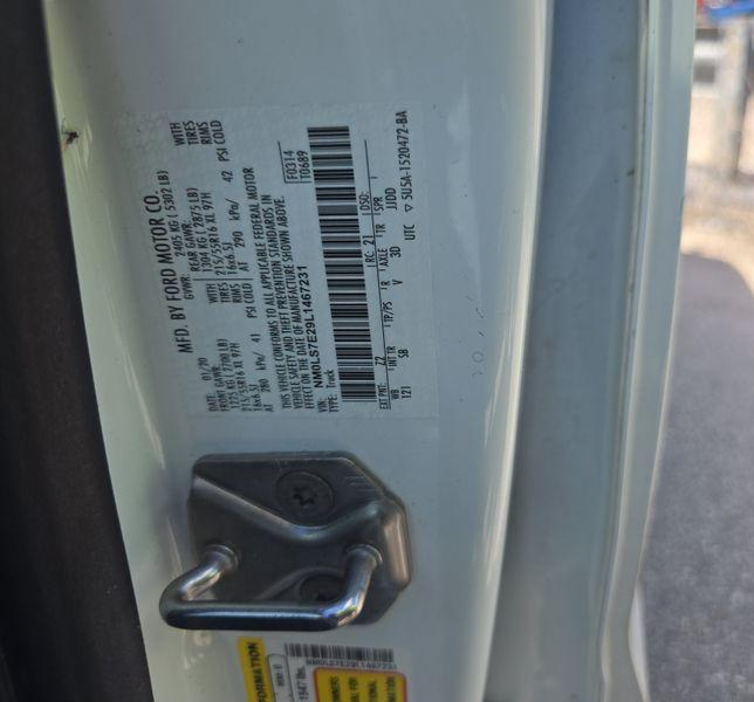2020 Ford Transit Connect Xl vin: NM0LS7E29L1467231