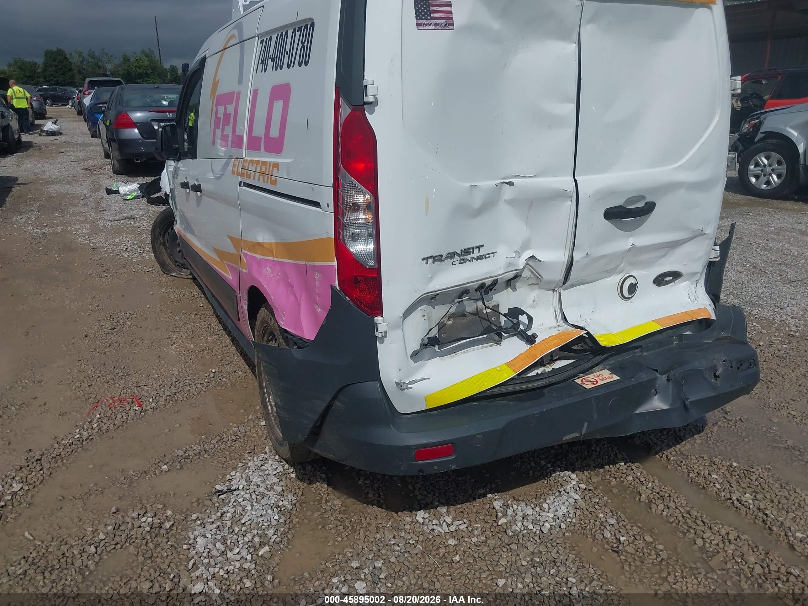 2014 Ford Transit Connect Xl White vin: NM0LS7E70E1163610