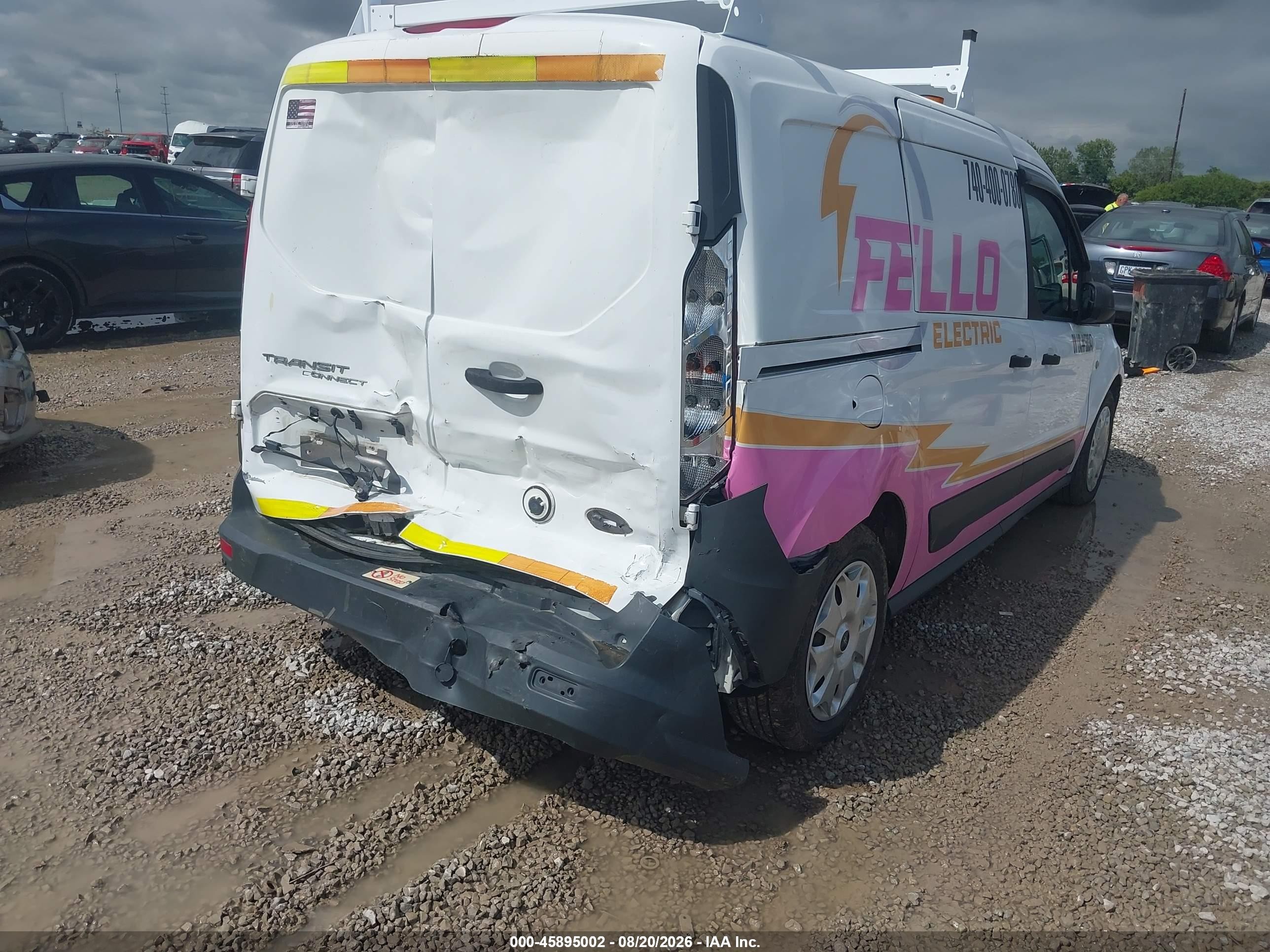 2014 Ford Transit Connect Xl White vin: NM0LS7E70E1163610