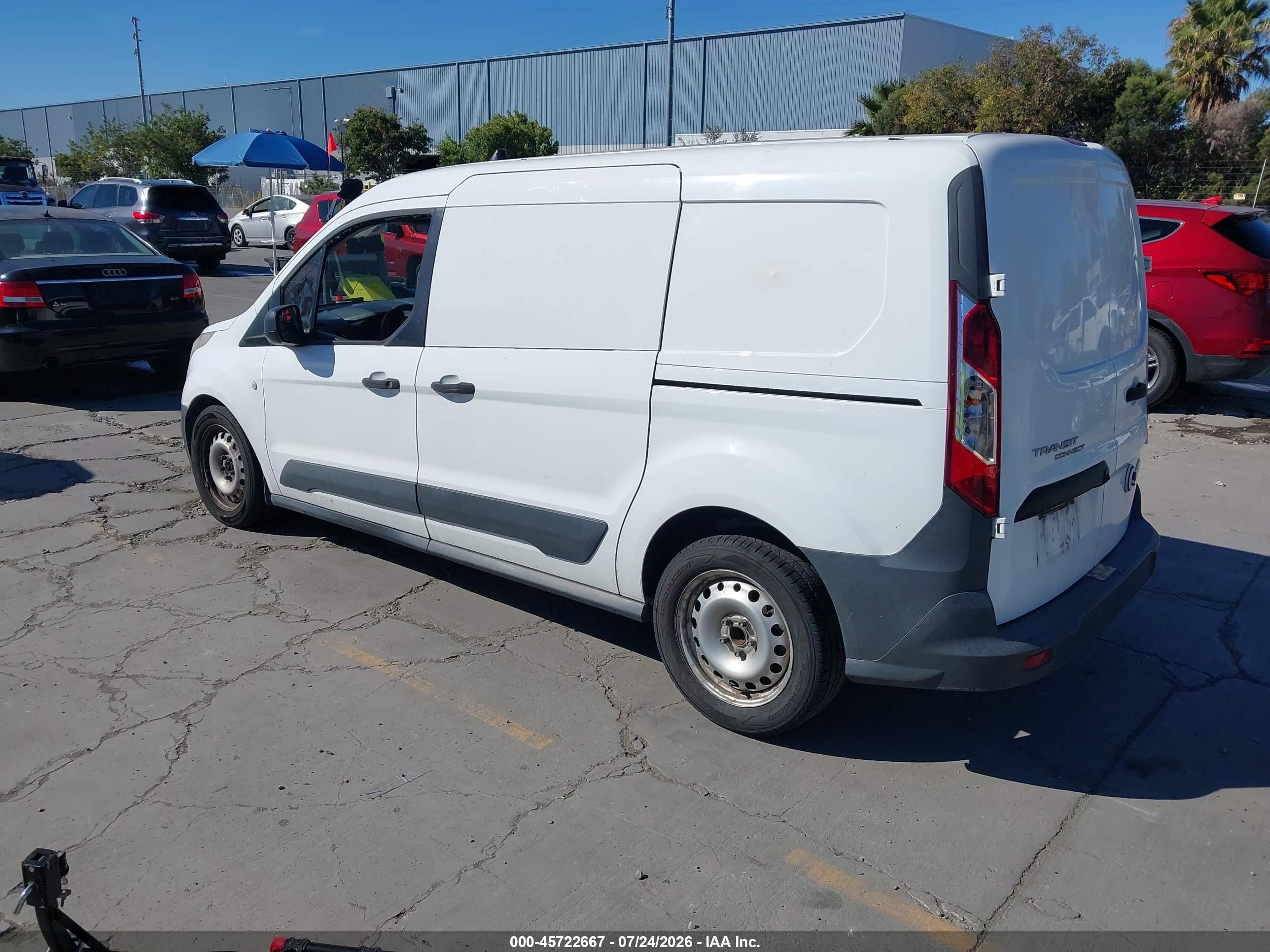 2014 Ford Transit Connect Xl White vin: NM0LS7E70E1171965