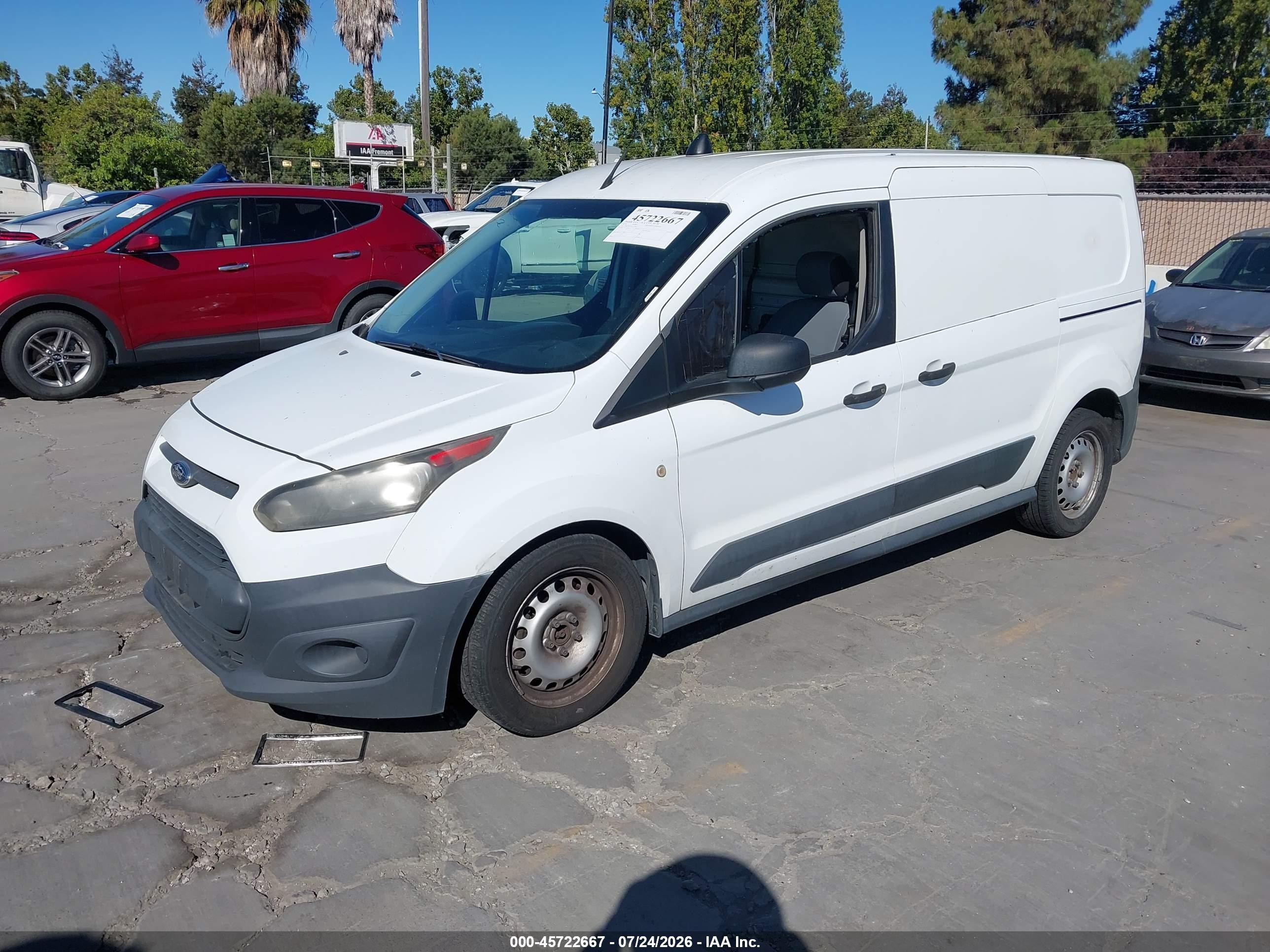 2014 Ford Transit Connect Xl White vin: NM0LS7E70E1171965