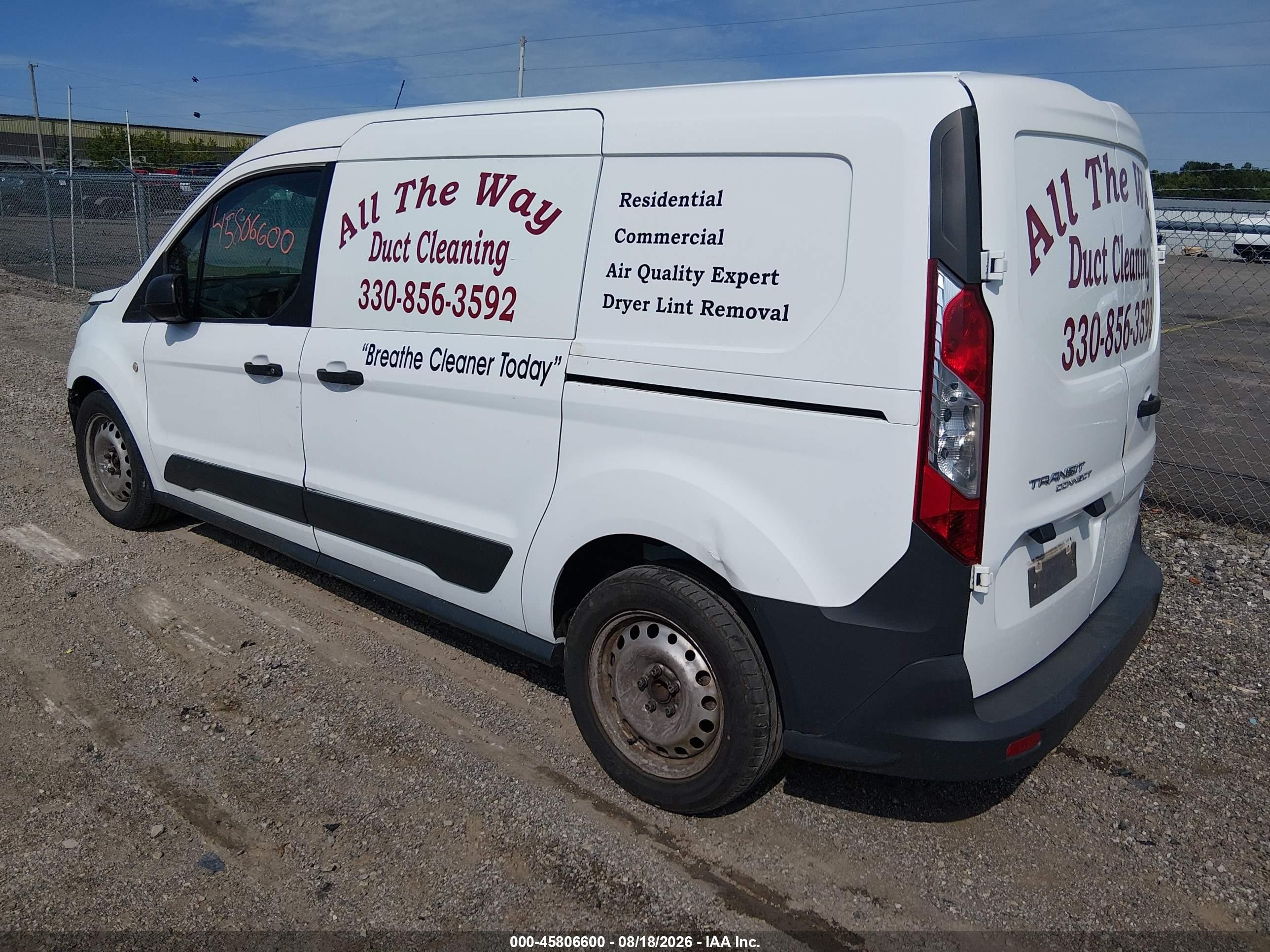 2015 Ford Transit Connect Xl White vin: NM0LS7E70F1183972