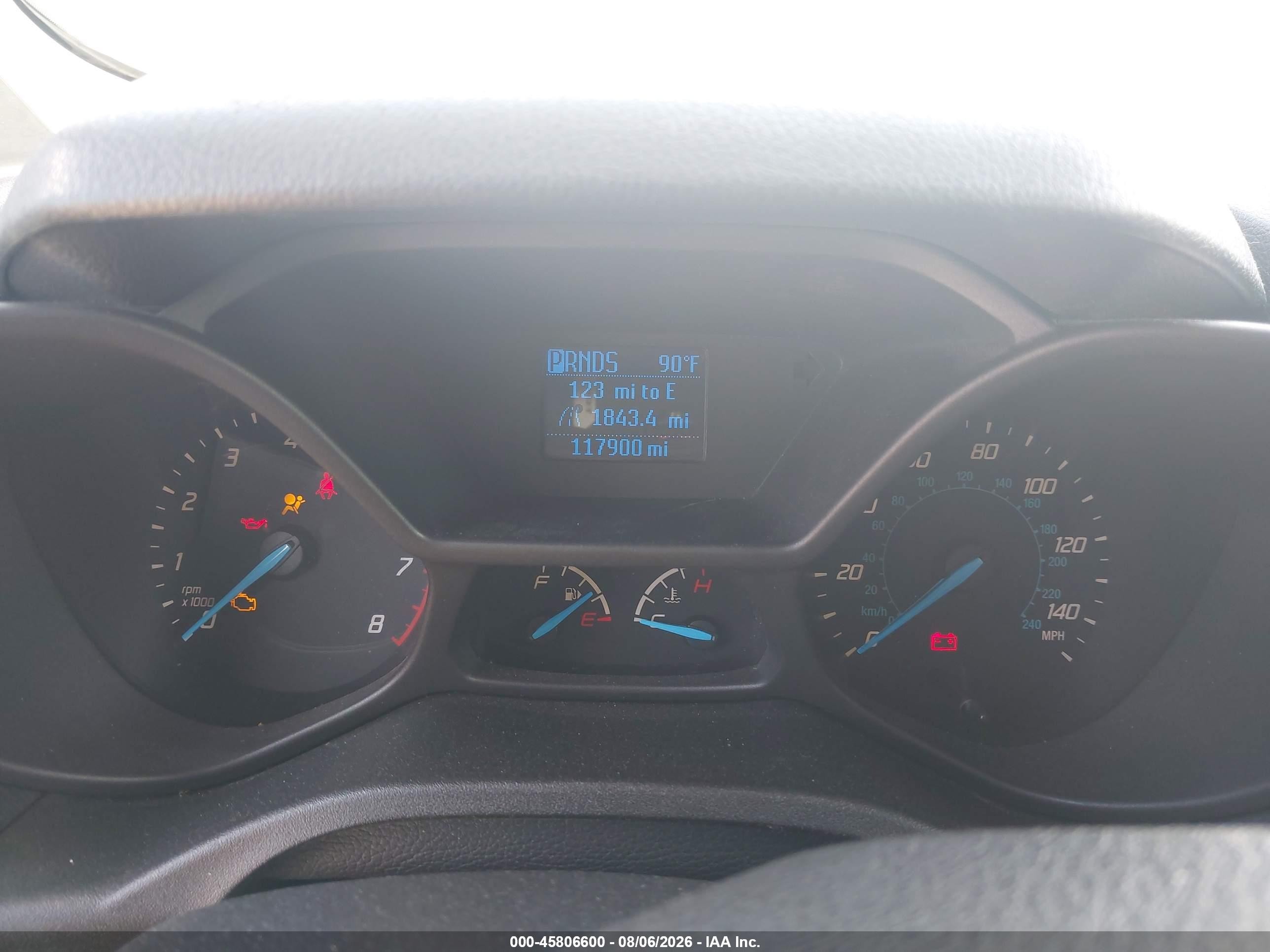2015 Ford Transit Connect Xl White vin: NM0LS7E70F1183972