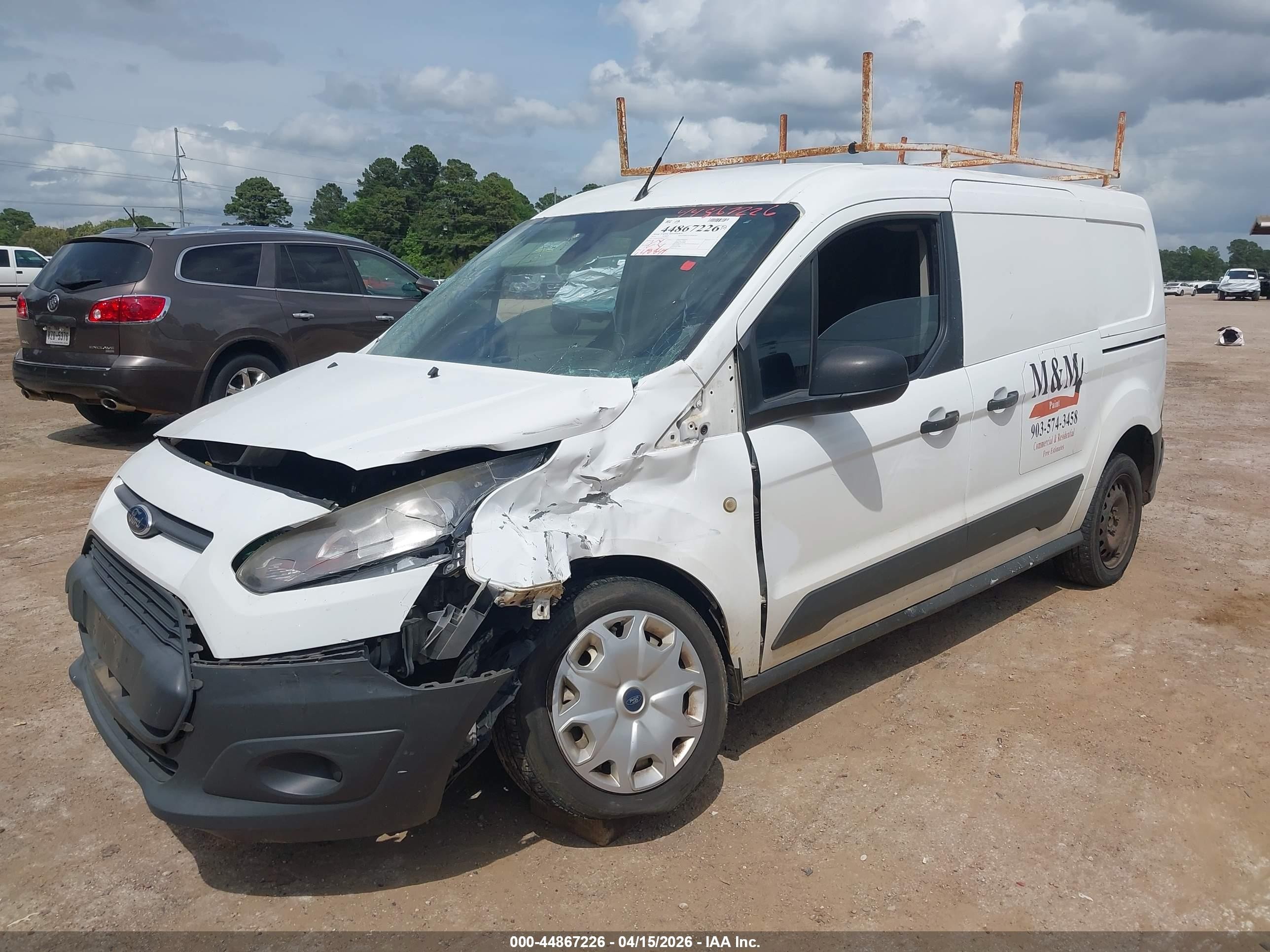 2016 Ford Transit Connect Xl White vin: NM0LS7E70G1274631