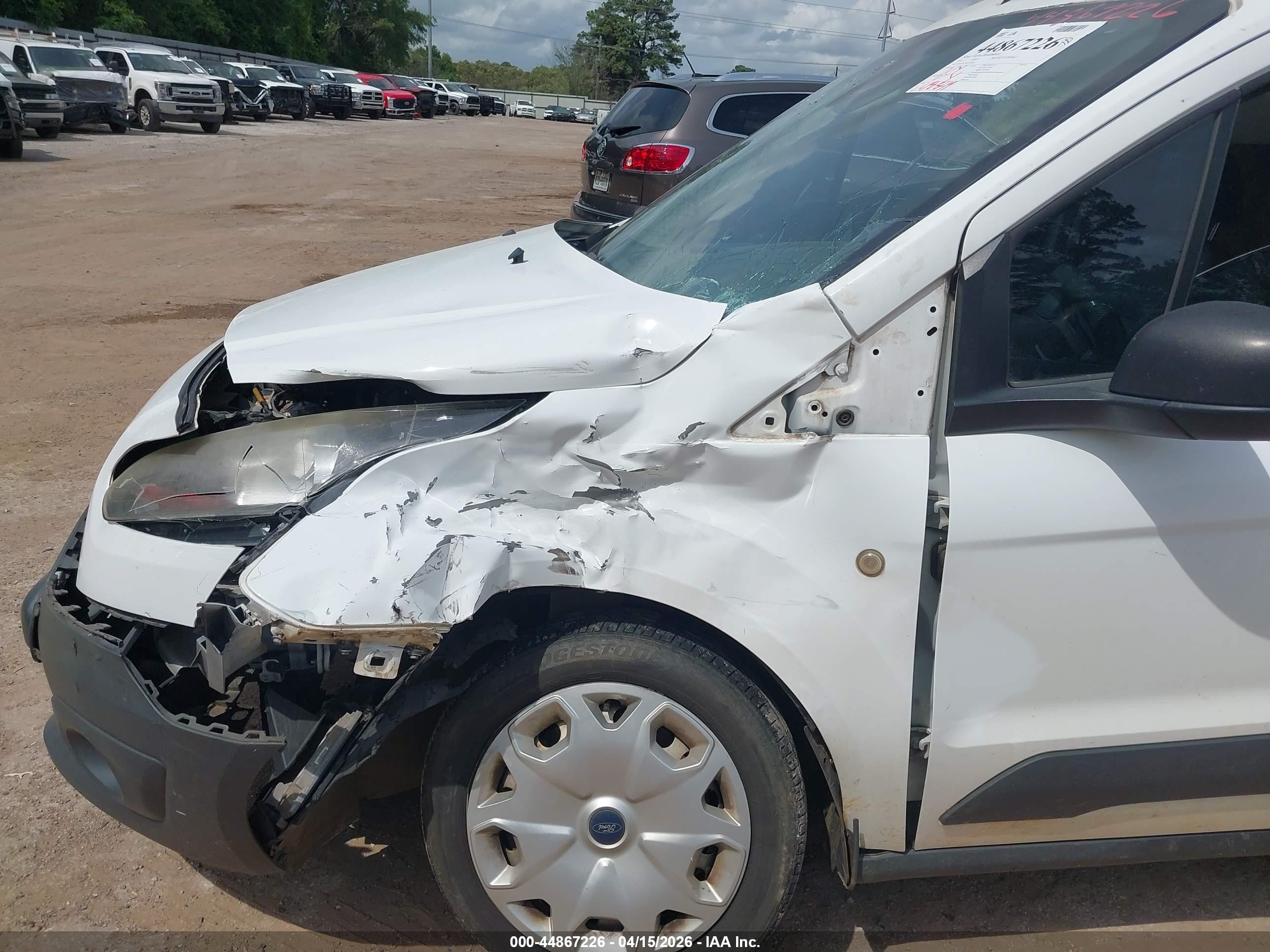 2016 Ford Transit Connect Xl White vin: NM0LS7E70G1274631