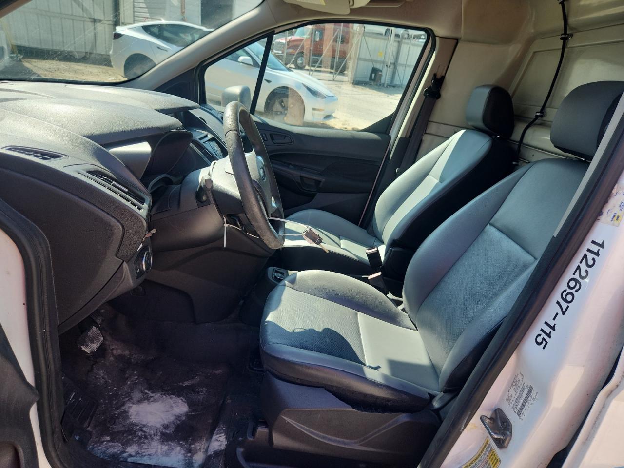 2015 Ford Transit Connect Xl White vin: NM0LS7E71F1187433 Damage: Steering Wheel, Worn, Replacement Required