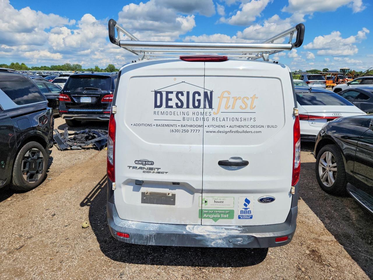 2015 Ford Transit Connect Xl White vin: NM0LS7E71F1204375