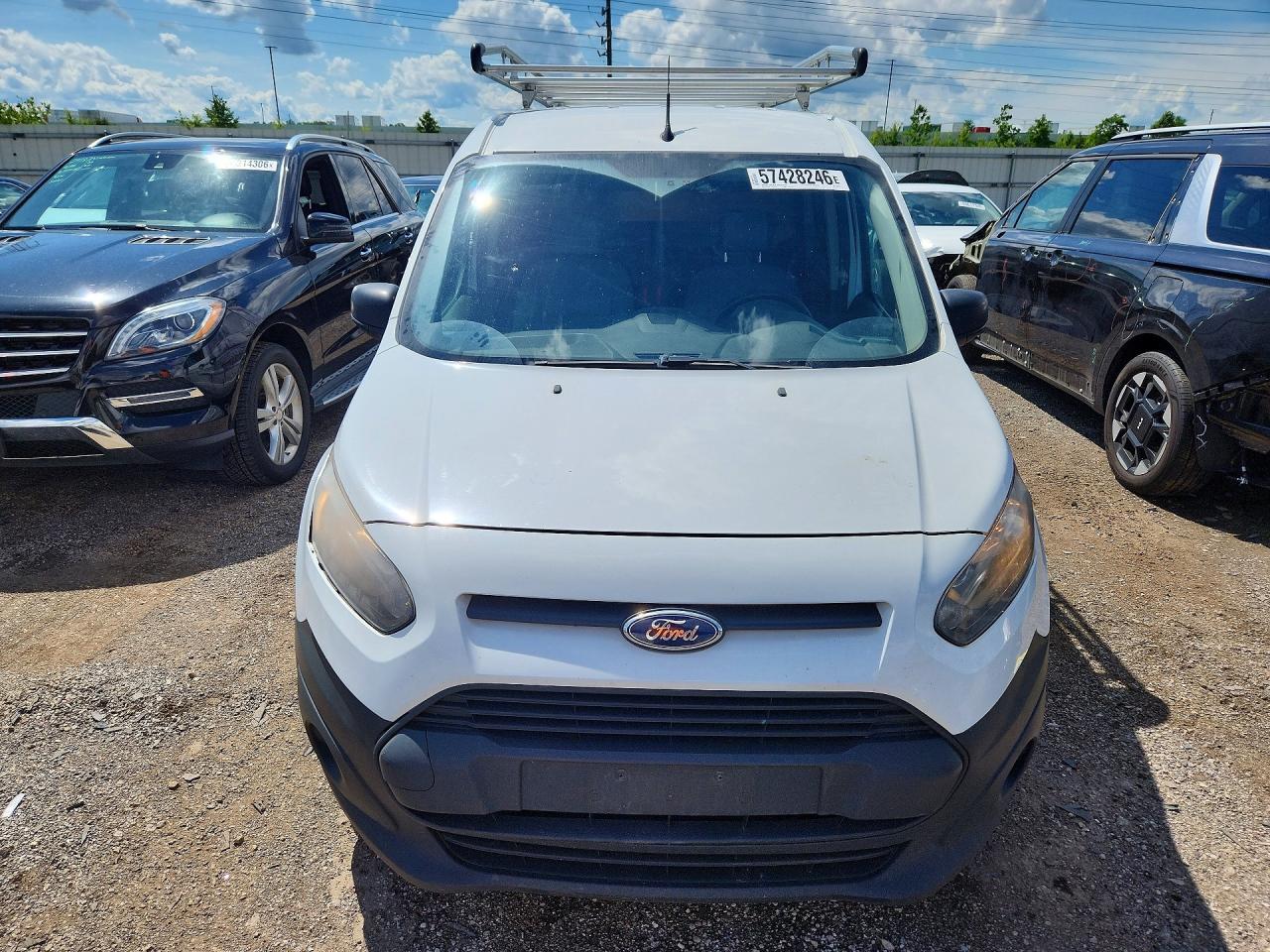 2015 Ford Transit Connect Xl White vin: NM0LS7E71F1204375