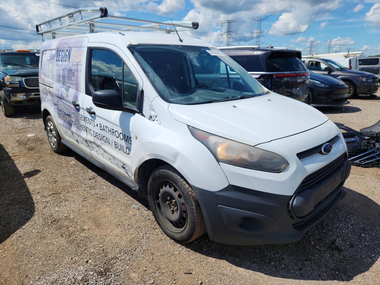 2015 Ford Transit Connect Xl White vin: NM0LS7E71F1204375