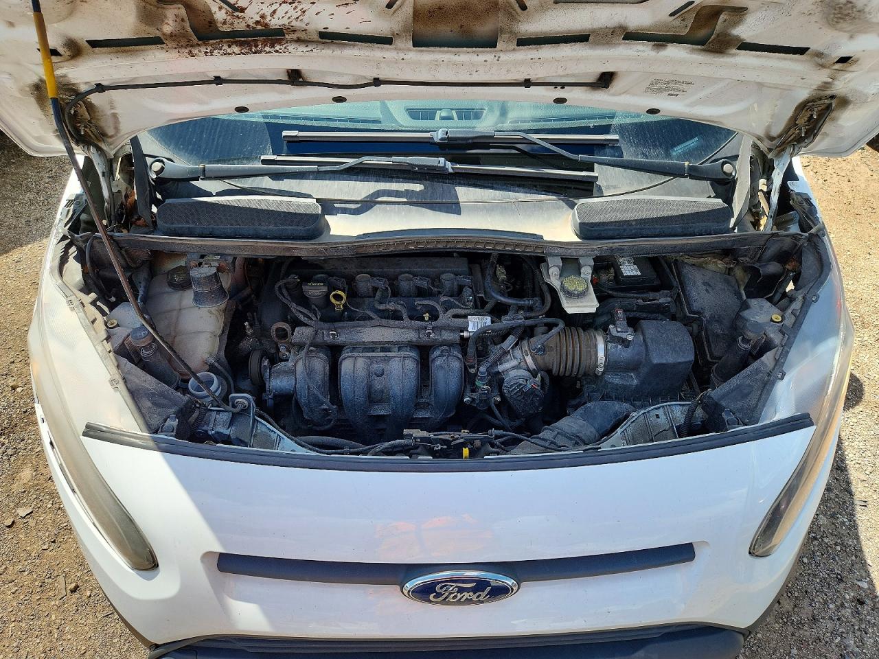 2015 Ford Transit Connect Xl White vin: NM0LS7E71F1204375