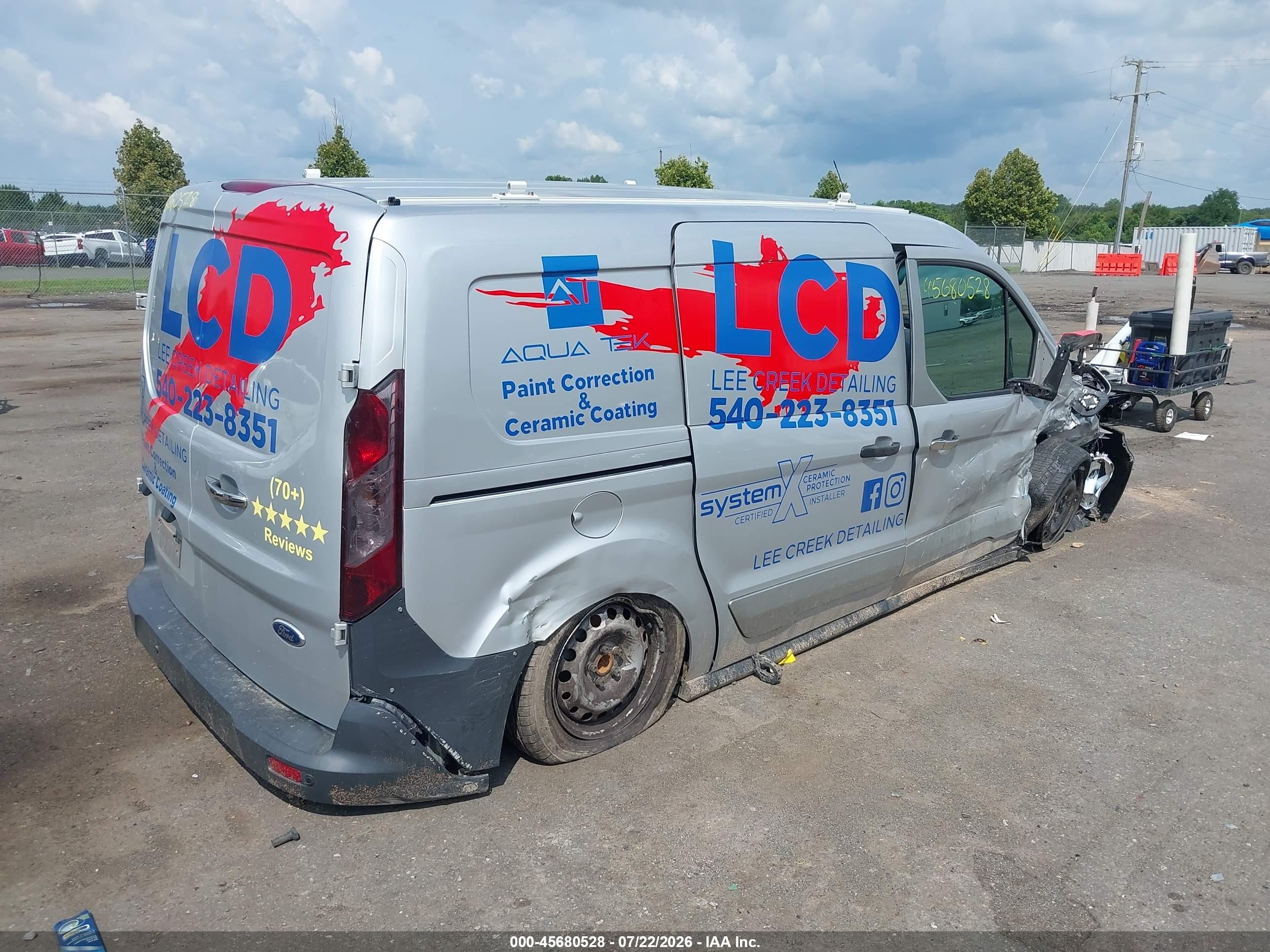 2015 Ford Transit Connect Xl Silver vin: NM0LS7E71F1220544