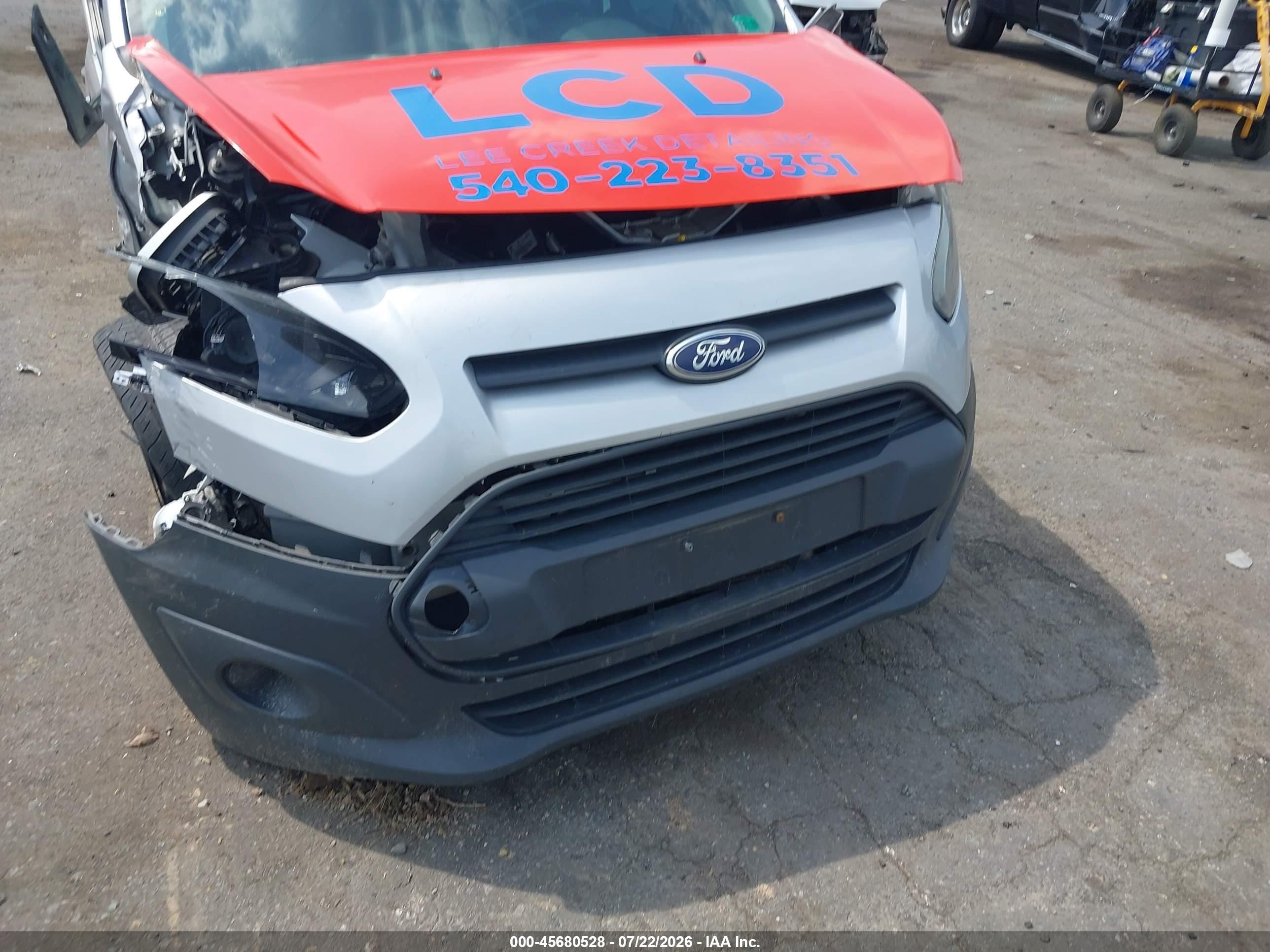 2015 Ford Transit Connect Xl Silver vin: NM0LS7E71F1220544