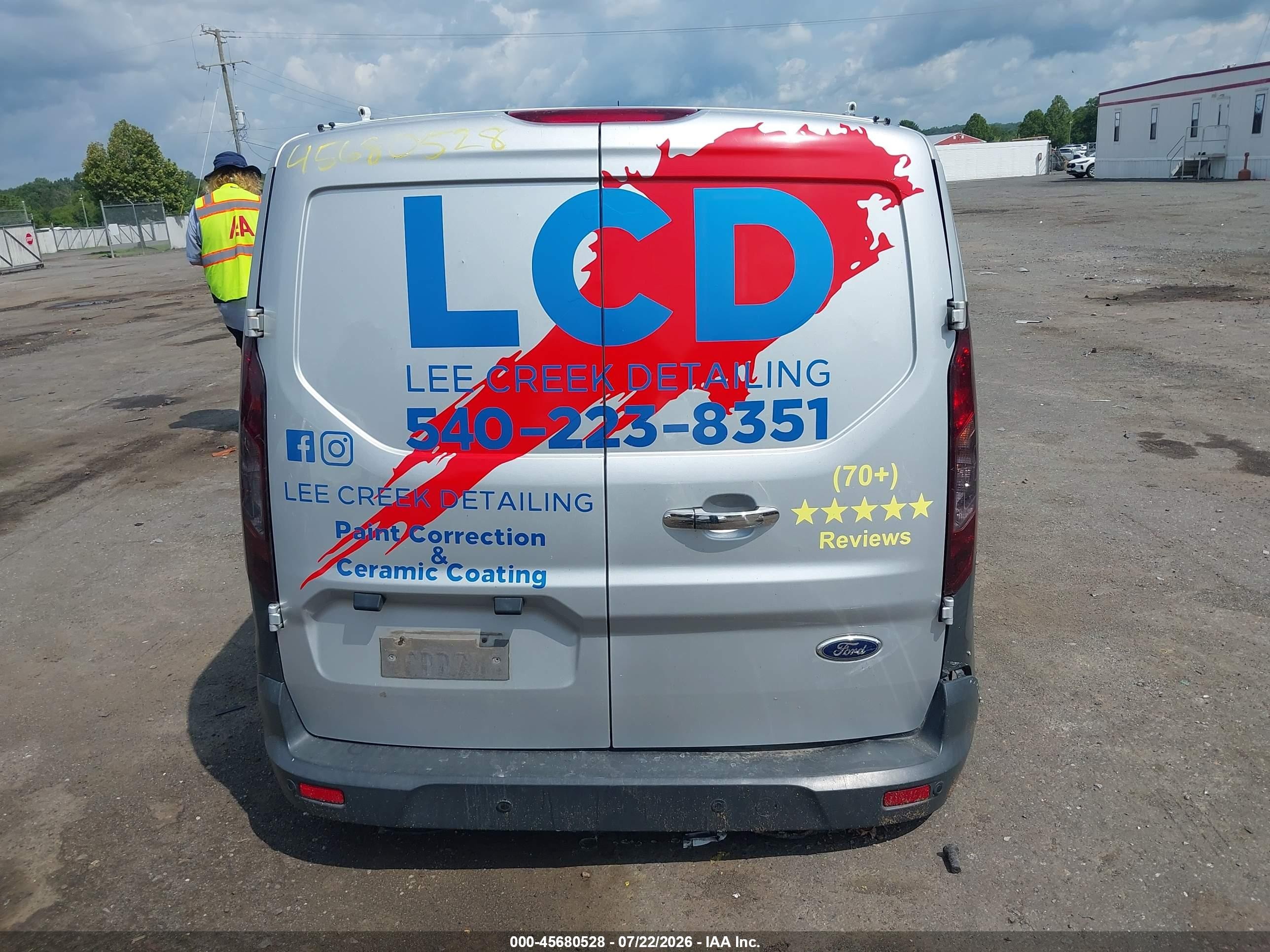 2015 Ford Transit Connect Xl Silver vin: NM0LS7E71F1220544