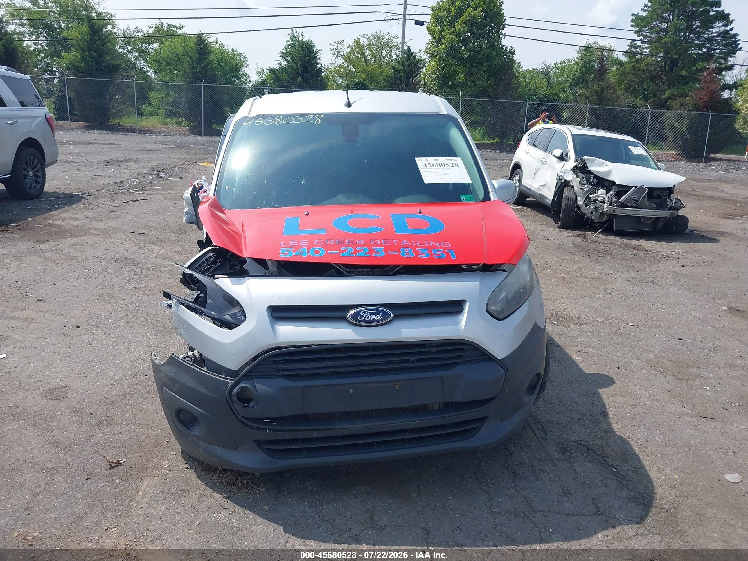 2015 Ford Transit Connect Xl Silver vin: NM0LS7E71F1220544