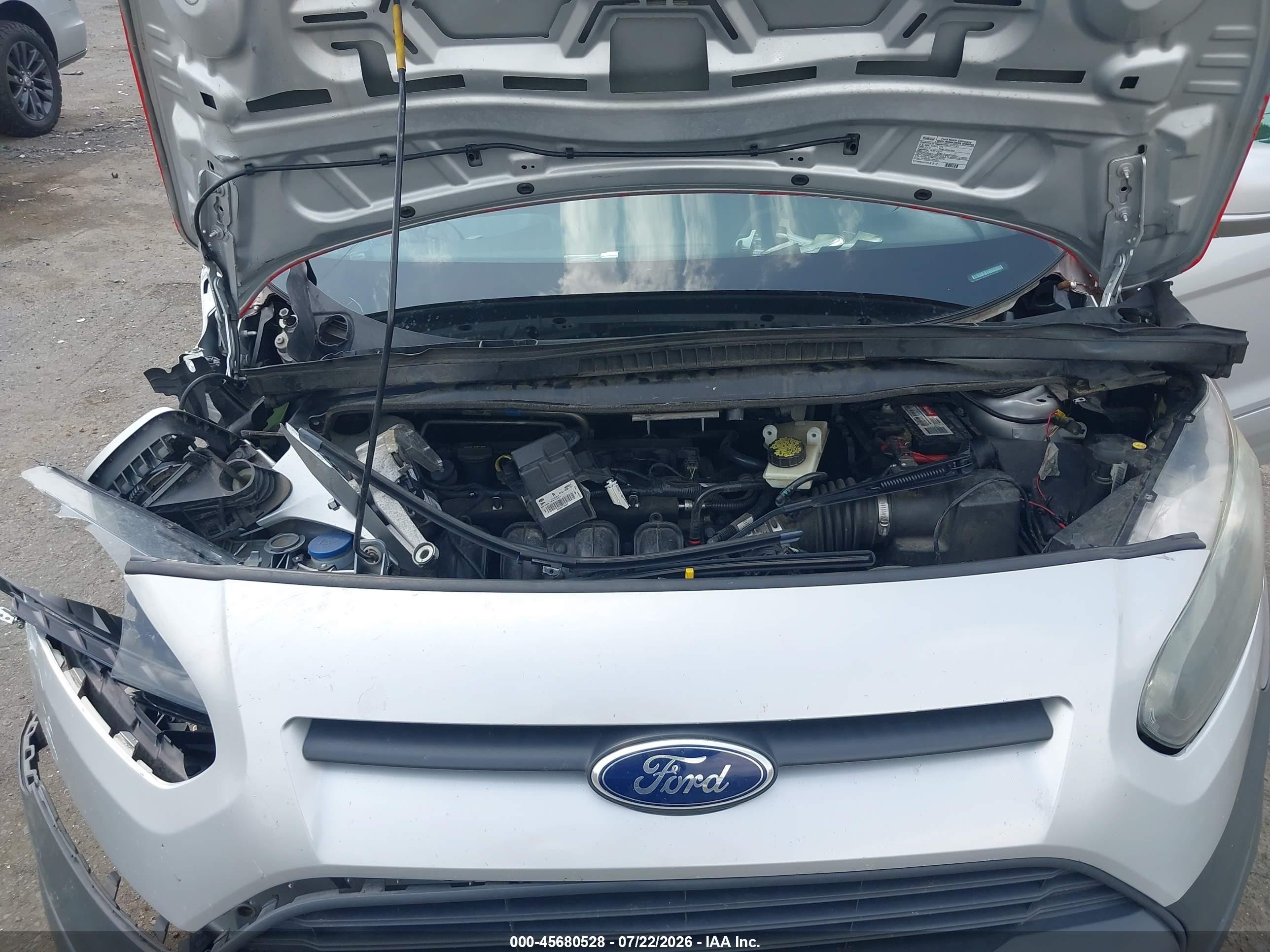 2015 Ford Transit Connect Xl Silver vin: NM0LS7E71F1220544