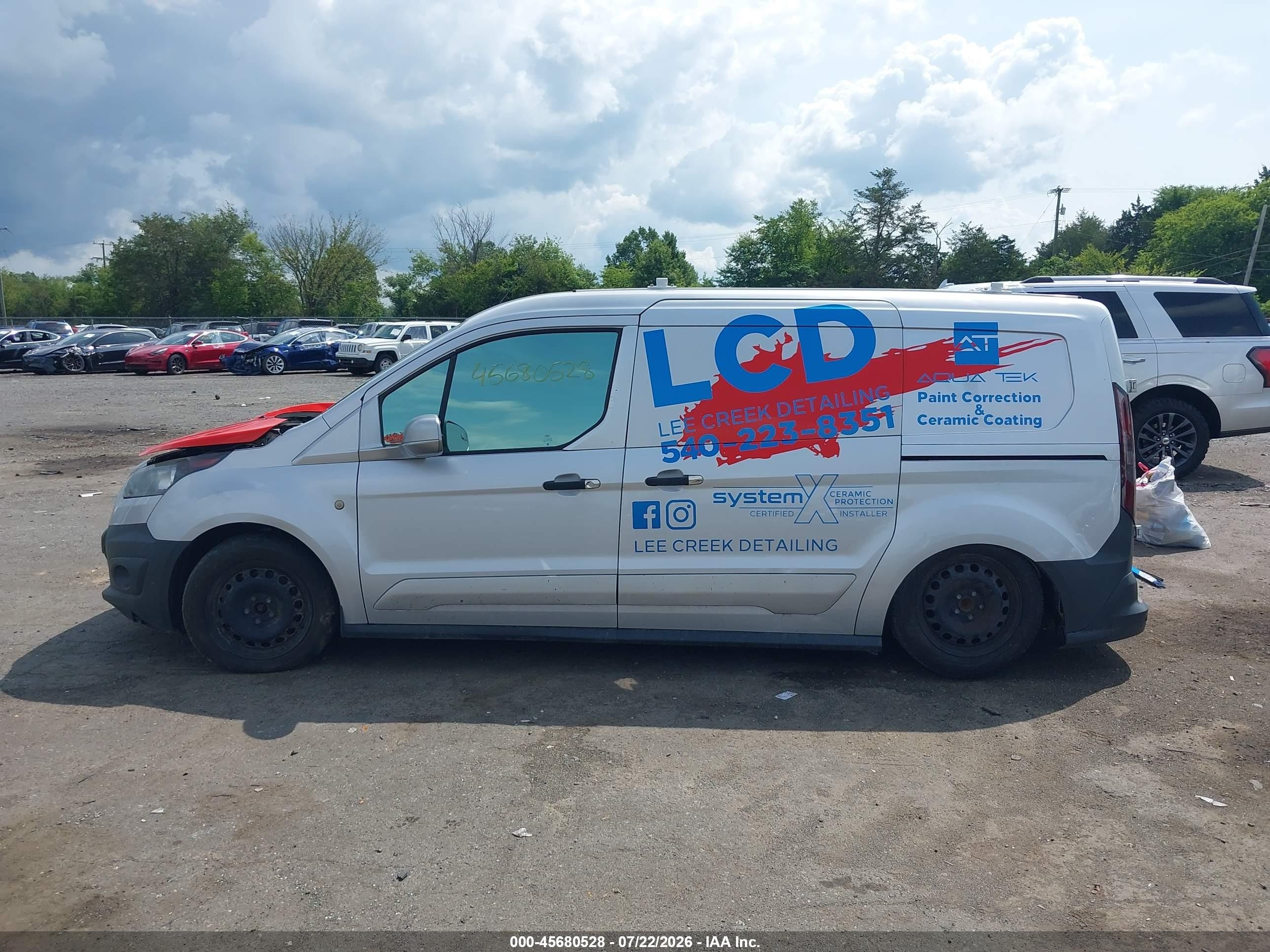 2015 Ford Transit Connect Xl Silver vin: NM0LS7E71F1220544