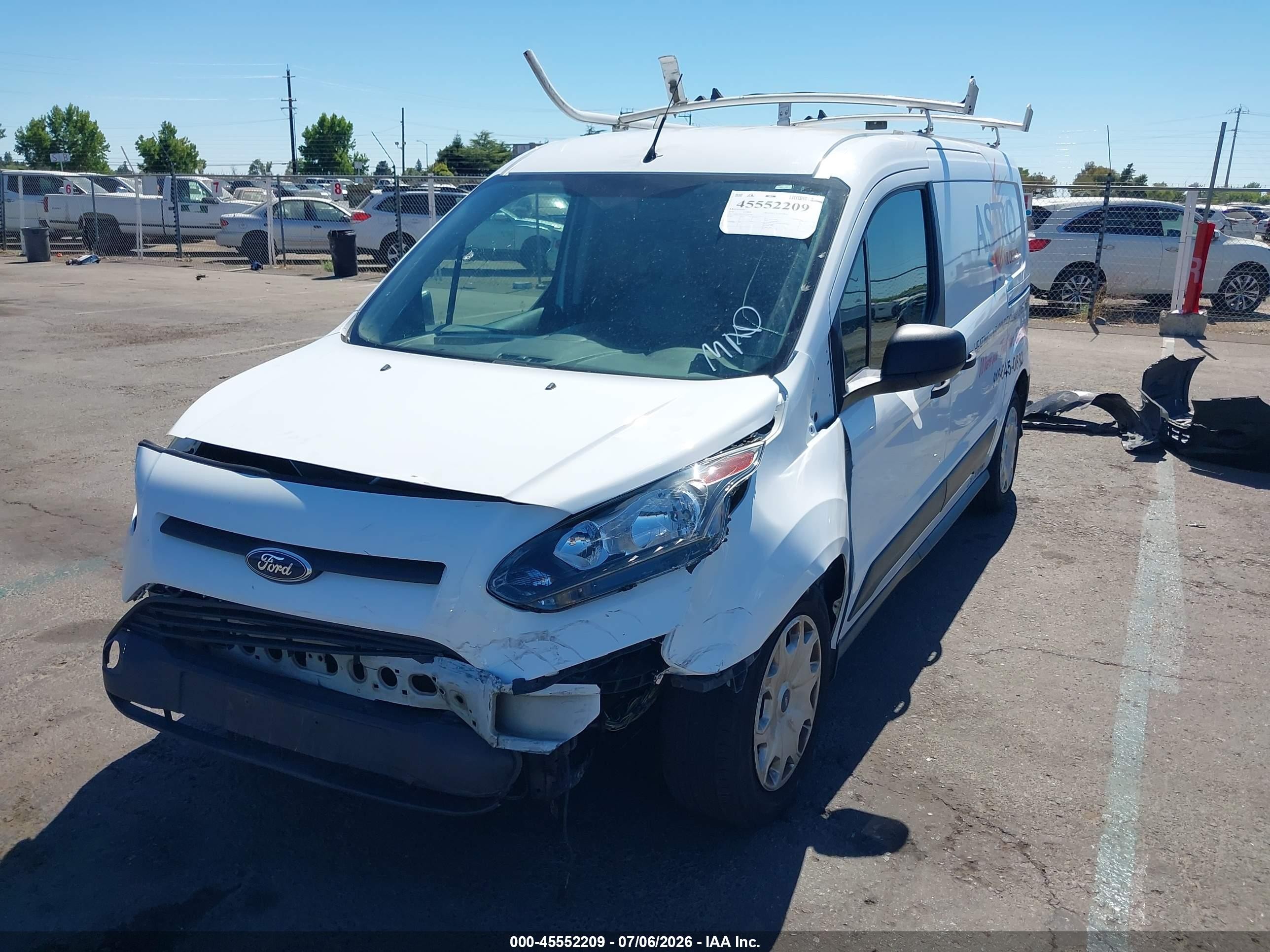 2015 Ford Transit Connect Xl White vin: NM0LS7E71F1228708