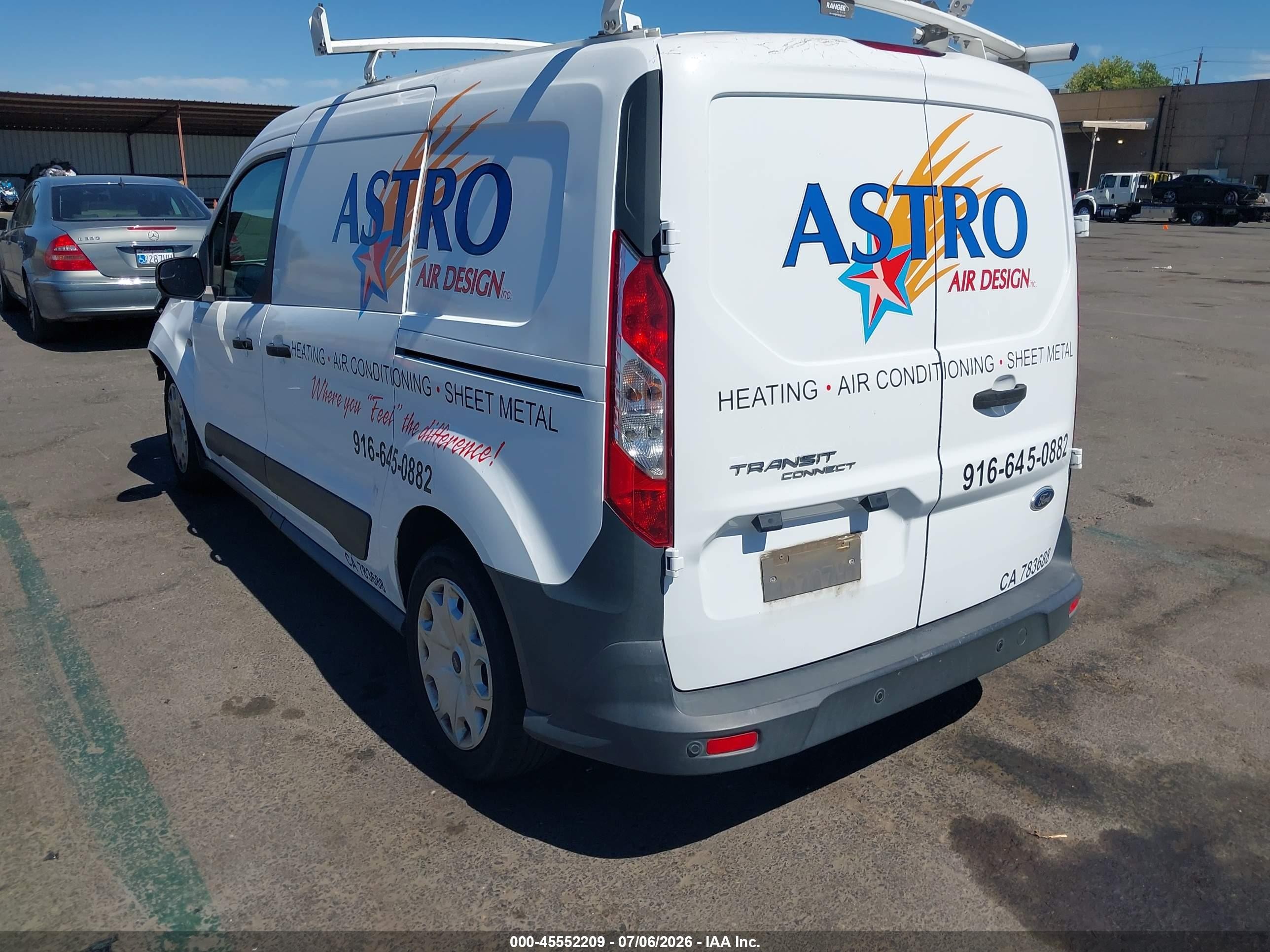 2015 Ford Transit Connect Xl White vin: NM0LS7E71F1228708